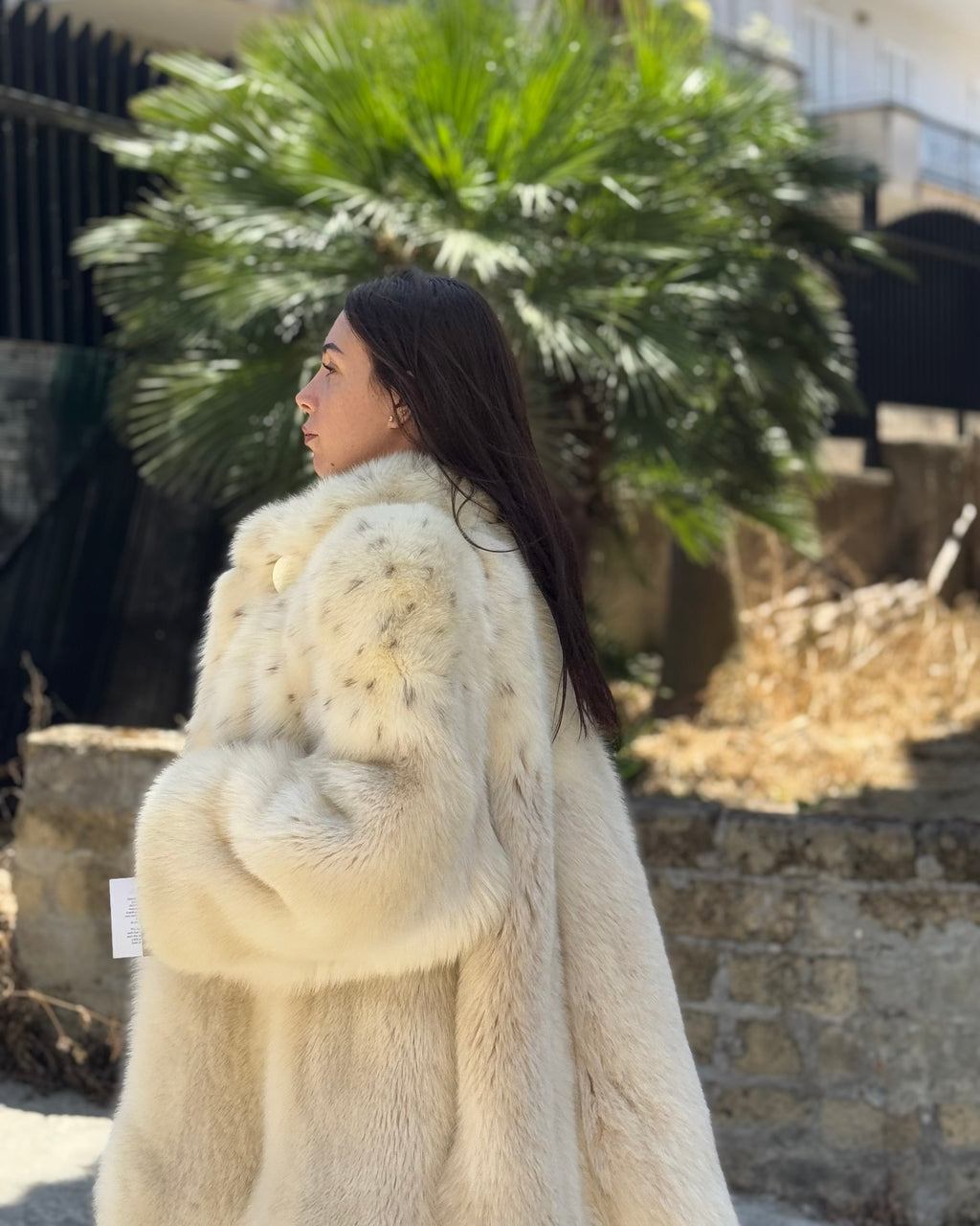 Giacca in volpe linciata