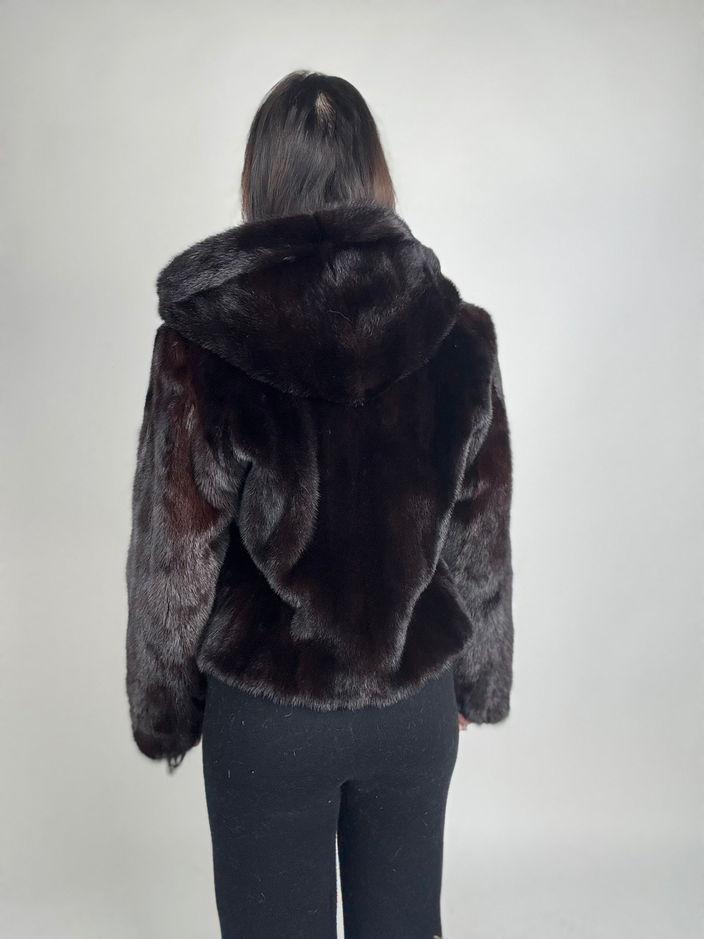 Mink Bomber Jacket