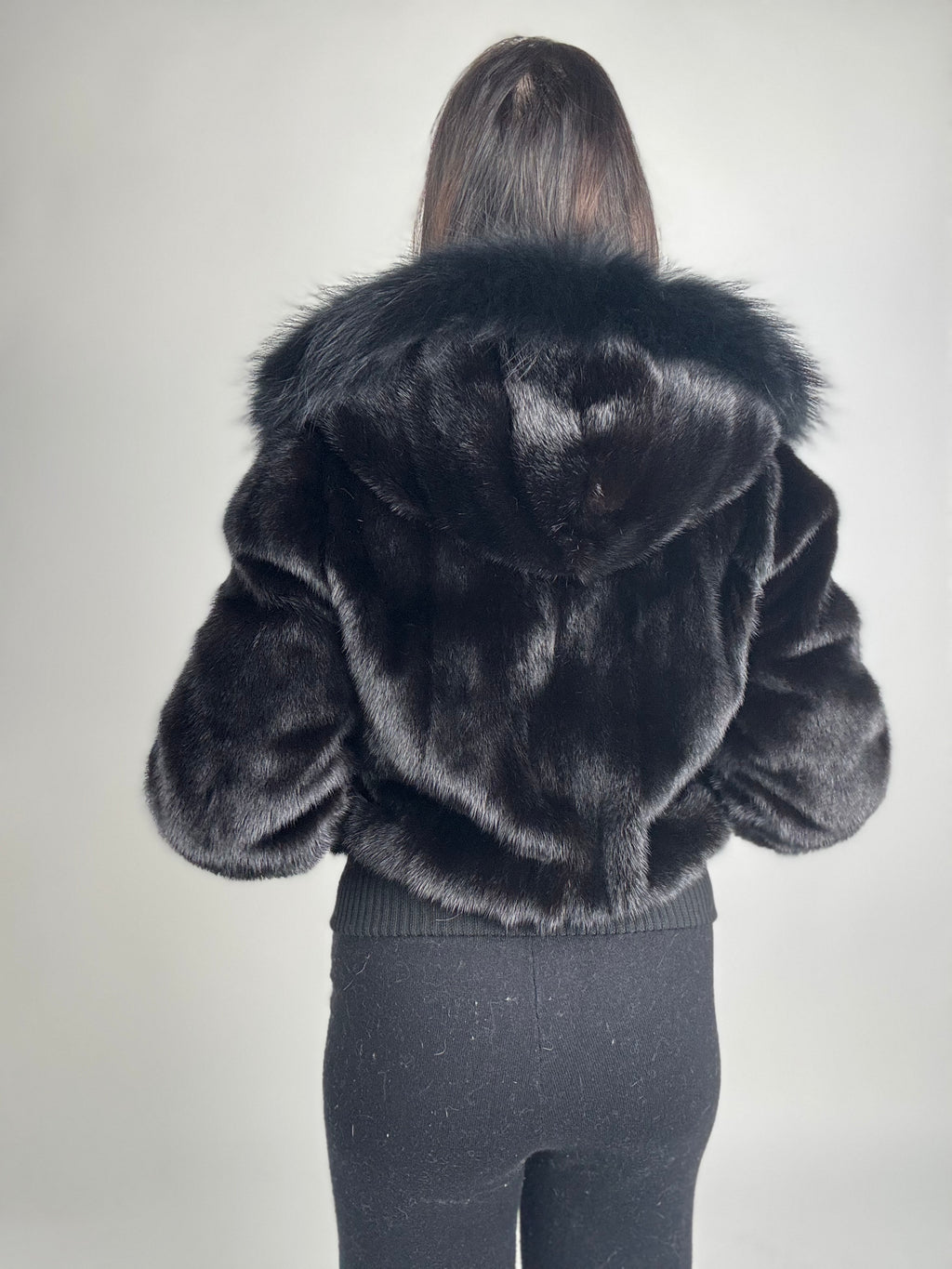 Mink Bomber Jacket