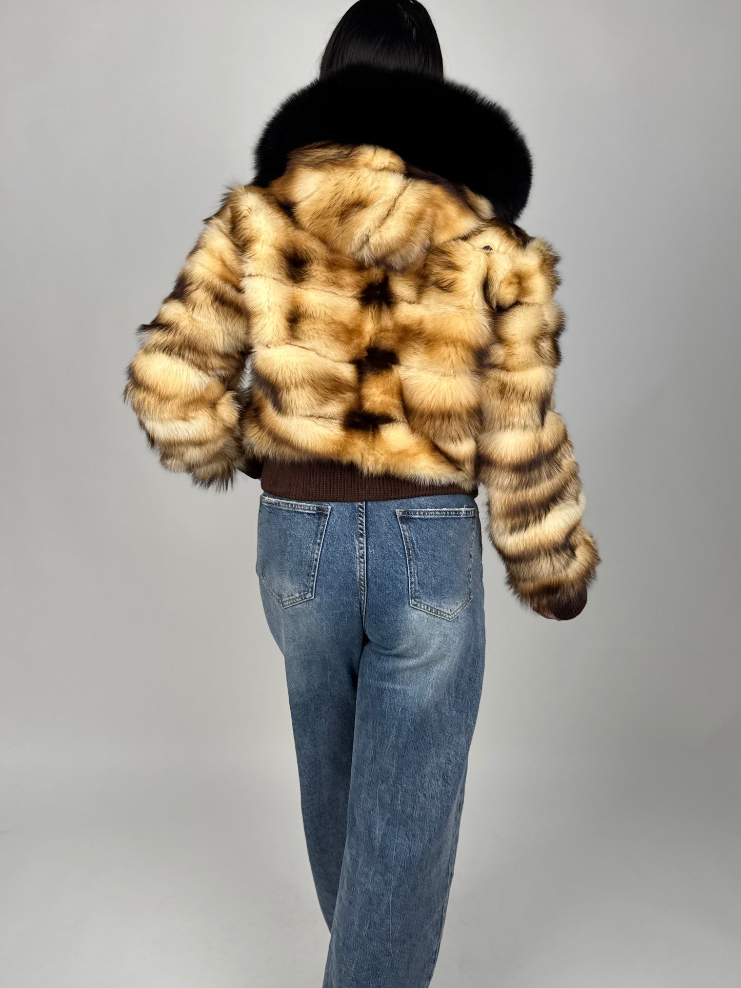 Mink Bomber Jacket