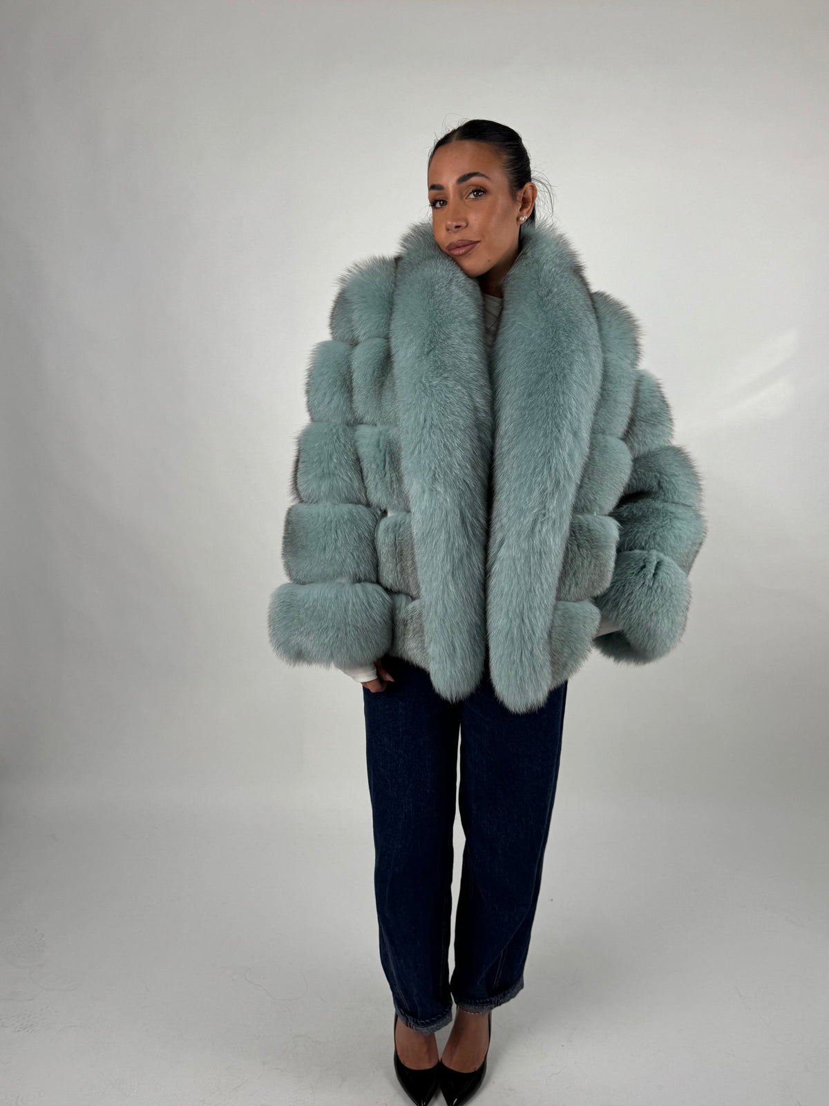 Giacca in volpe Tiffany N830