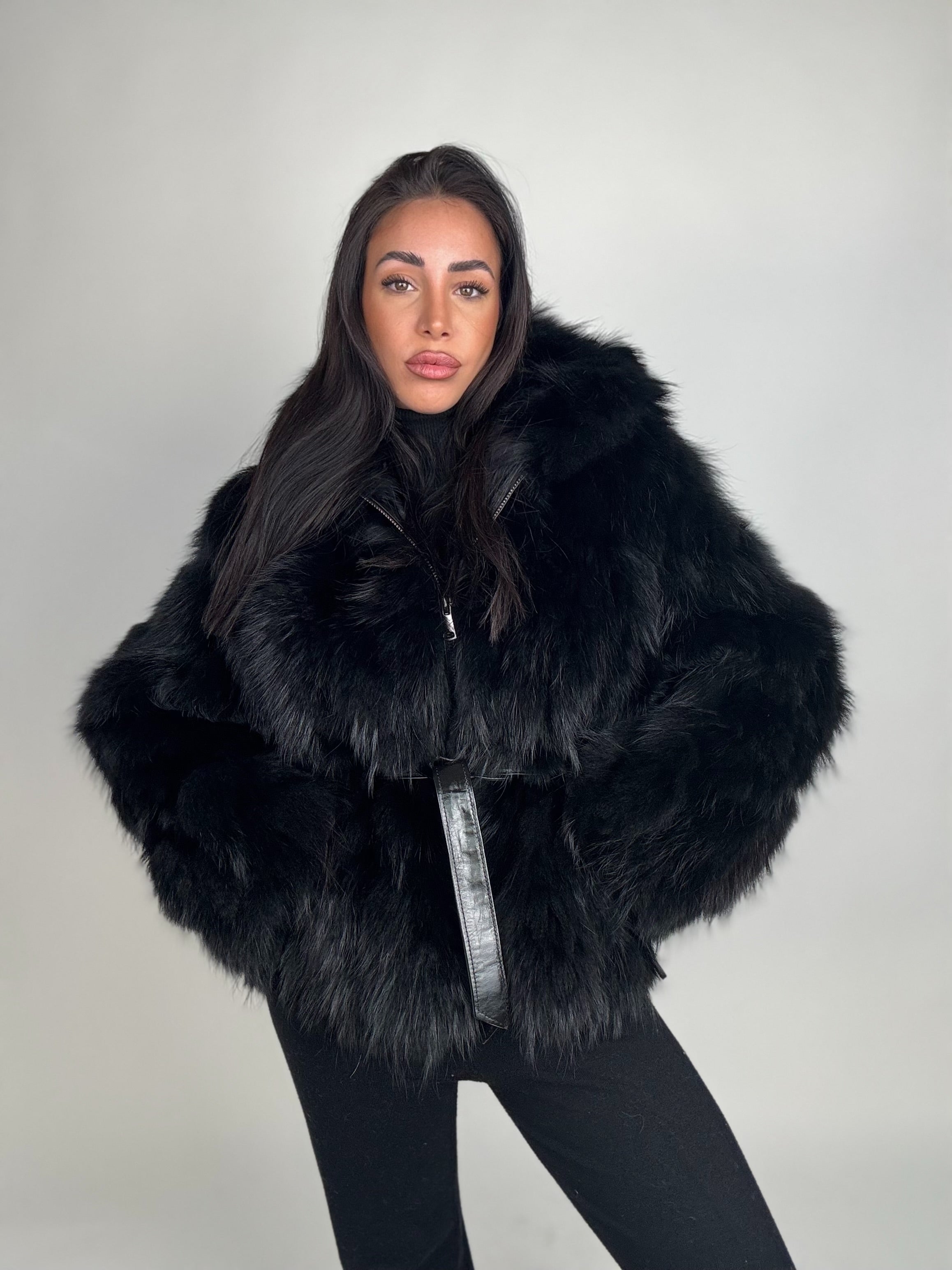 Mink Bomber Jacket