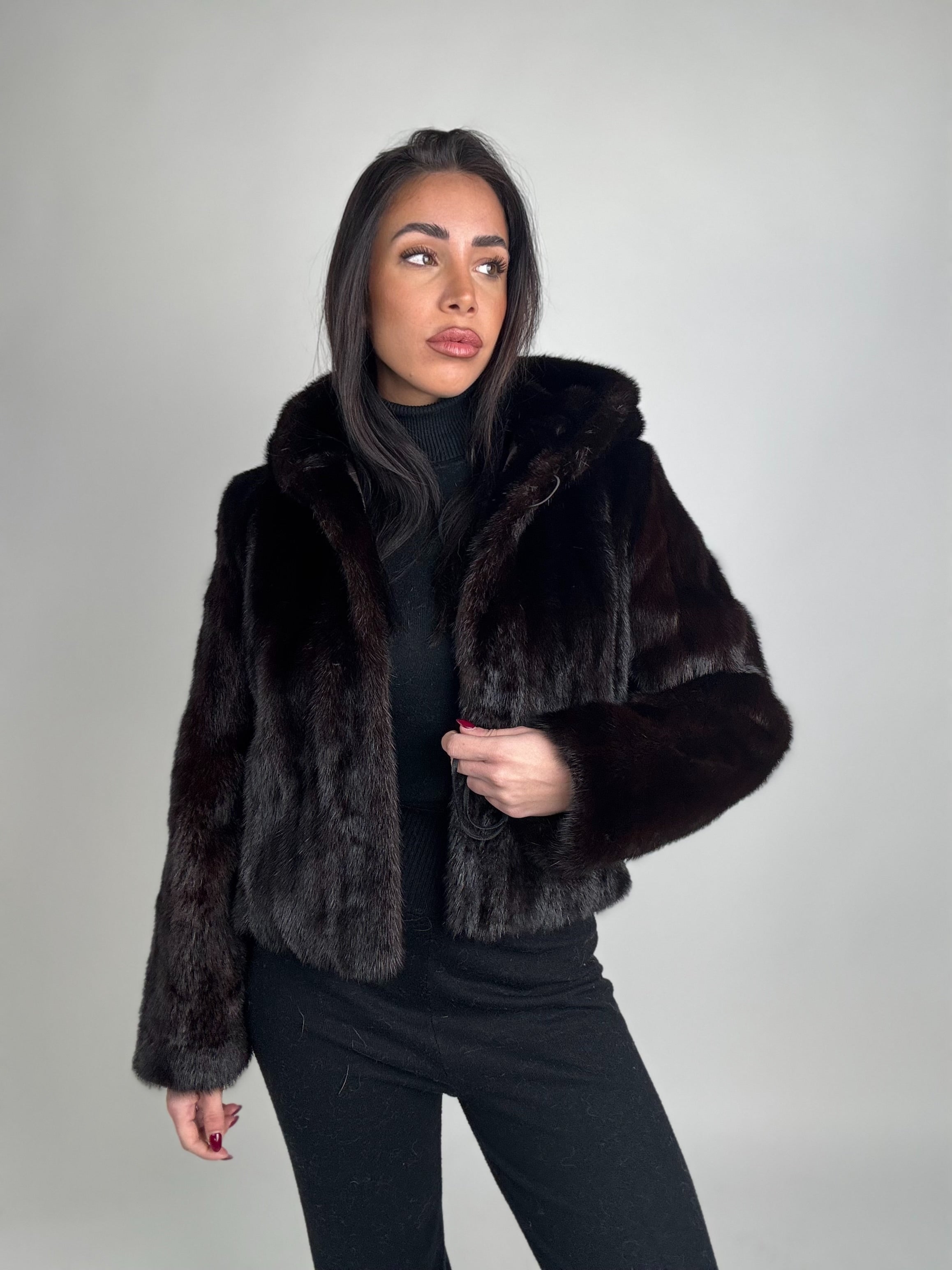 Mink Bomber Jacket