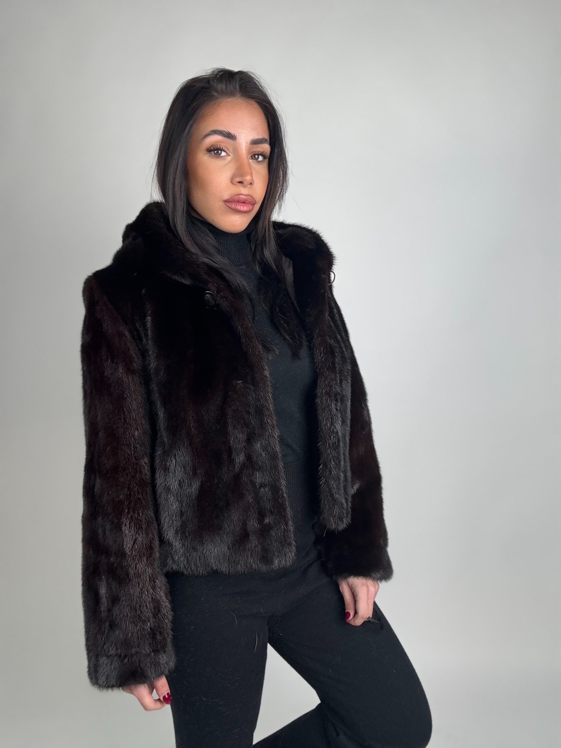 Mink Bomber Jacket