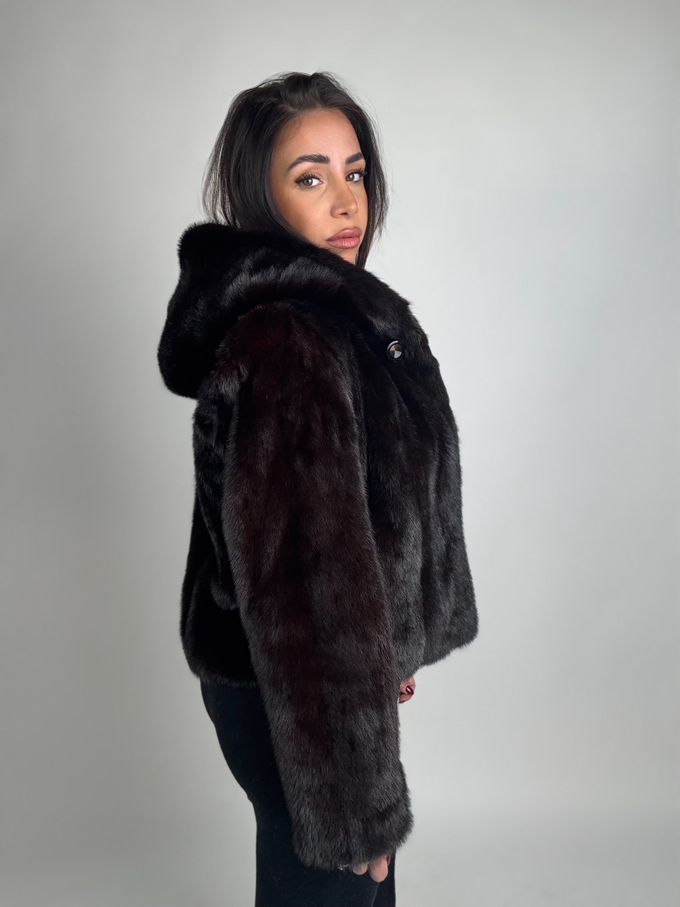 Mink Bomber Jacket