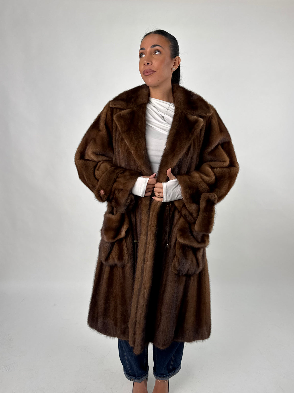 Cappotto in visone N758