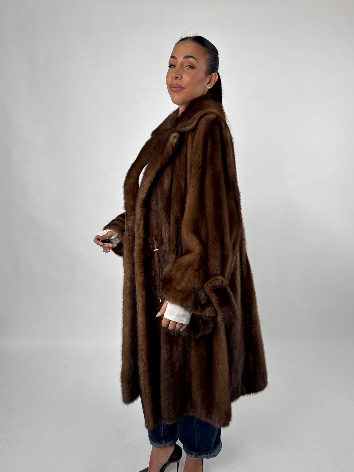 Cappotto in visone N758