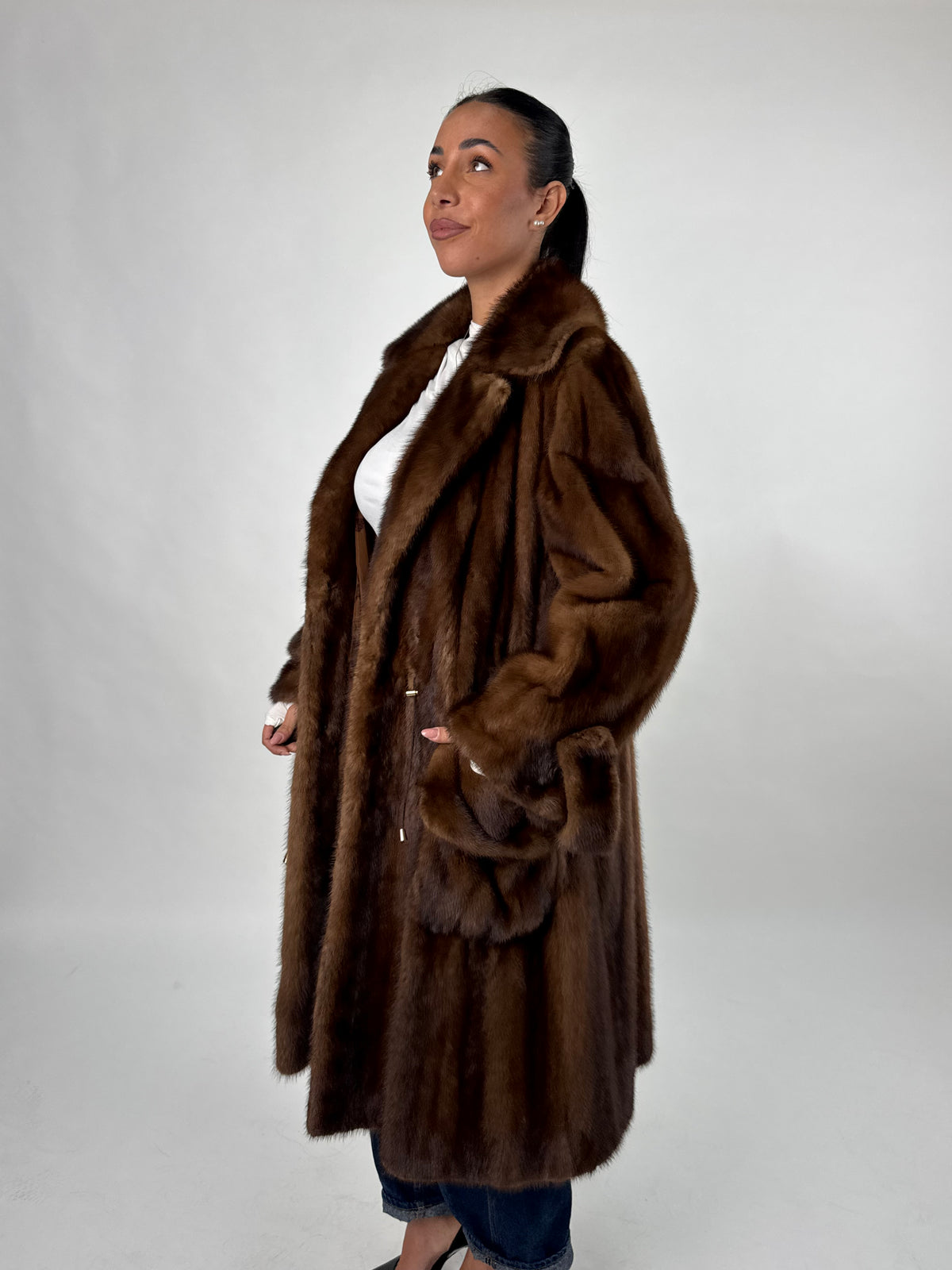 Cappotto in visone N758