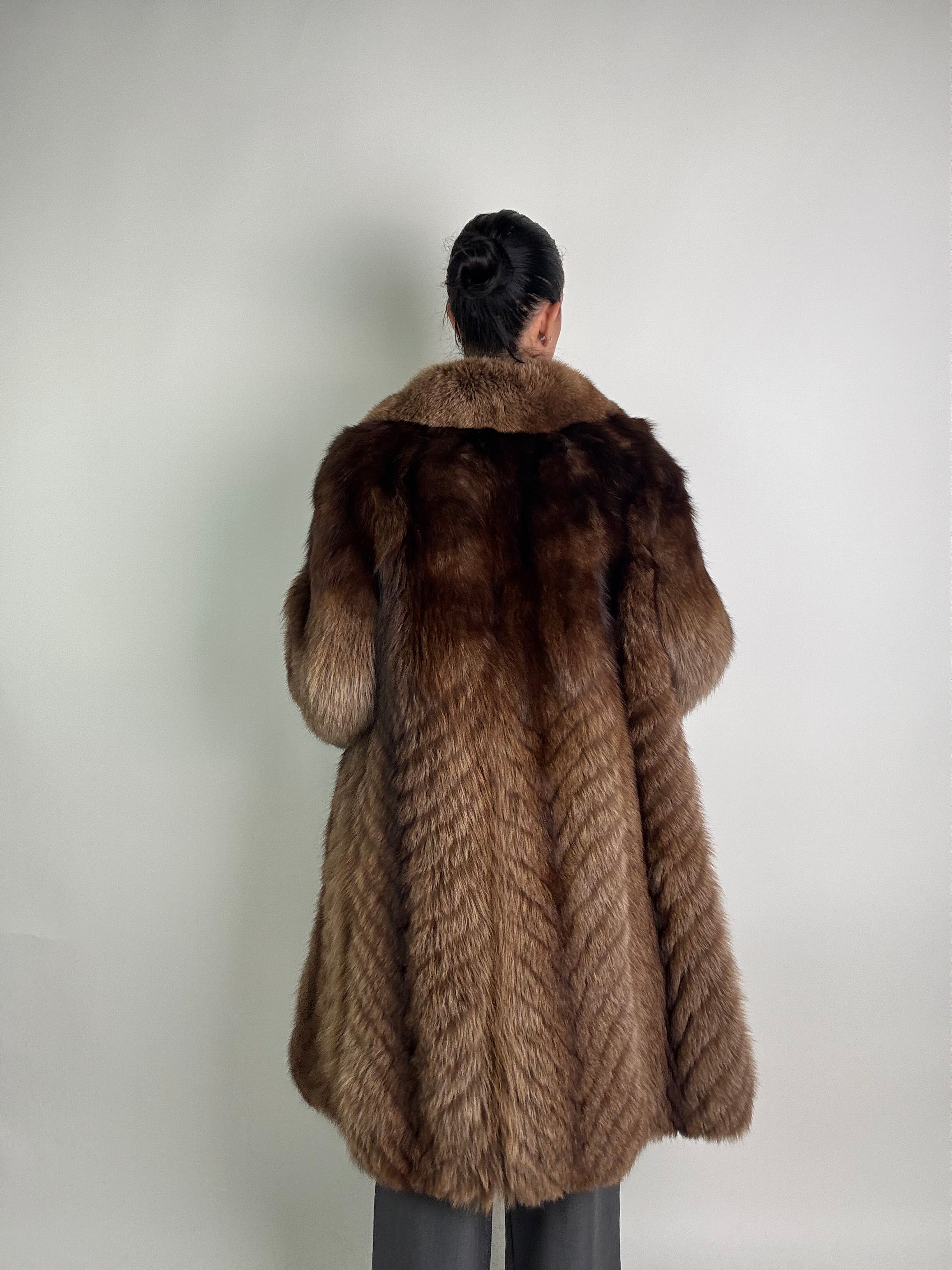 Cappotto in volpe della groenlandia N18