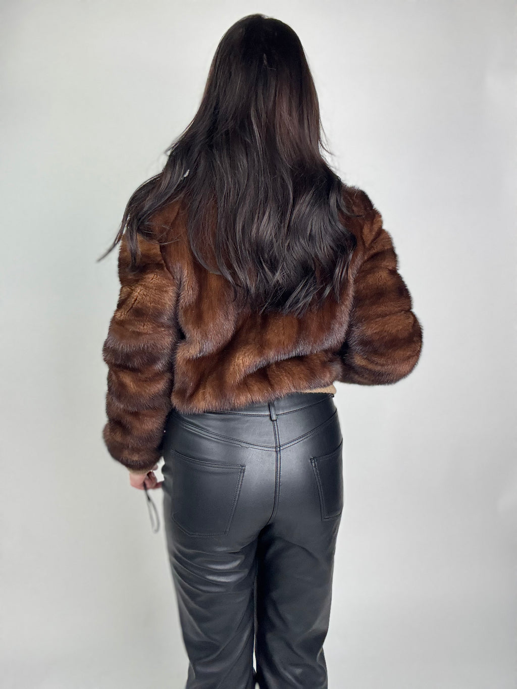 Mink Bomber Jacket