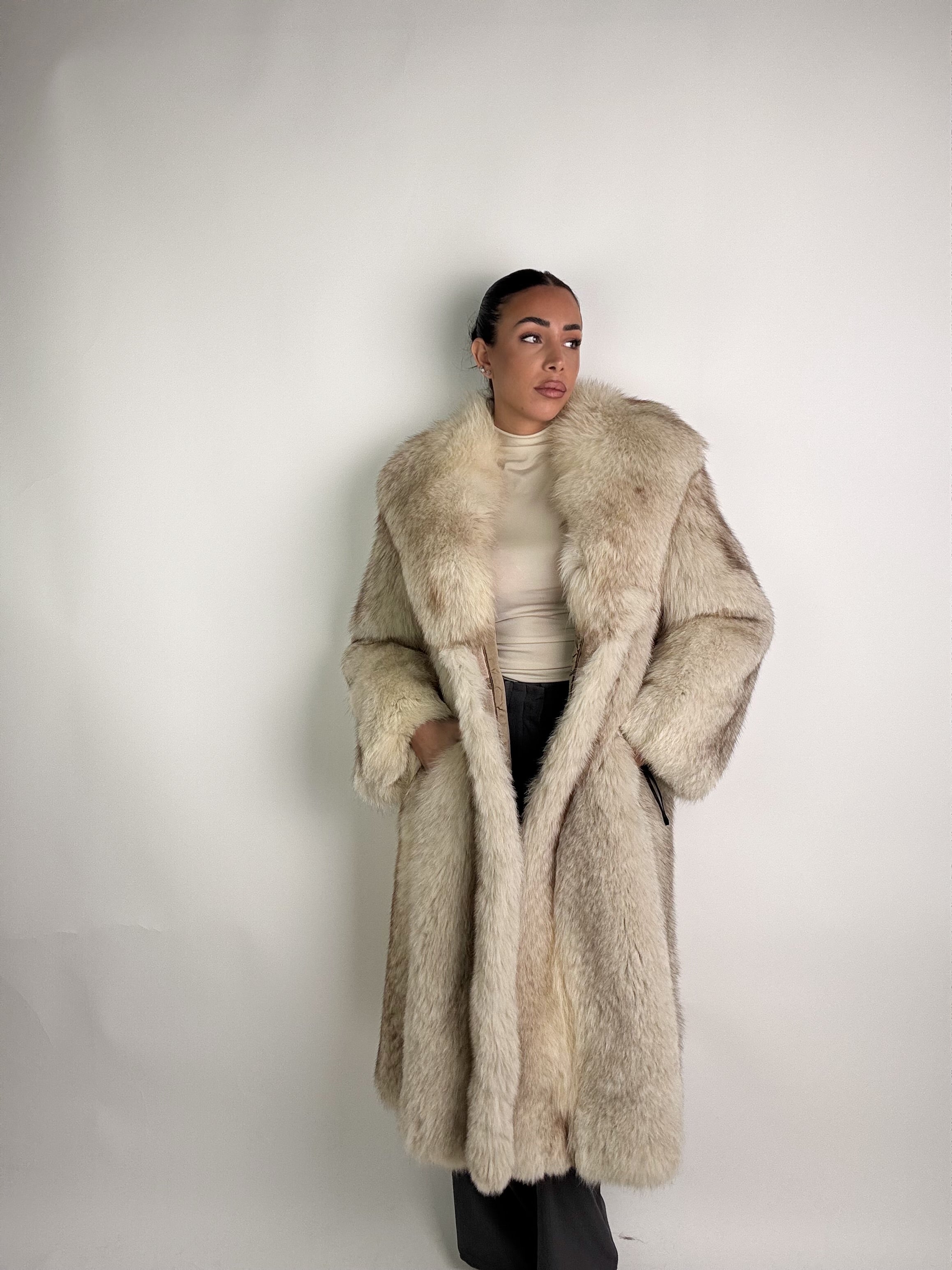 Cappotto in volpe della groenlandia N19