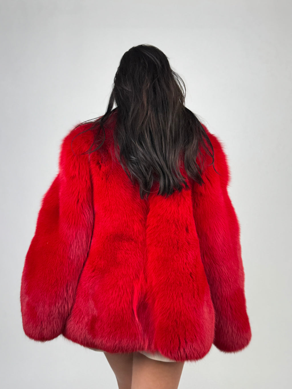 Giacca in volpe red N901