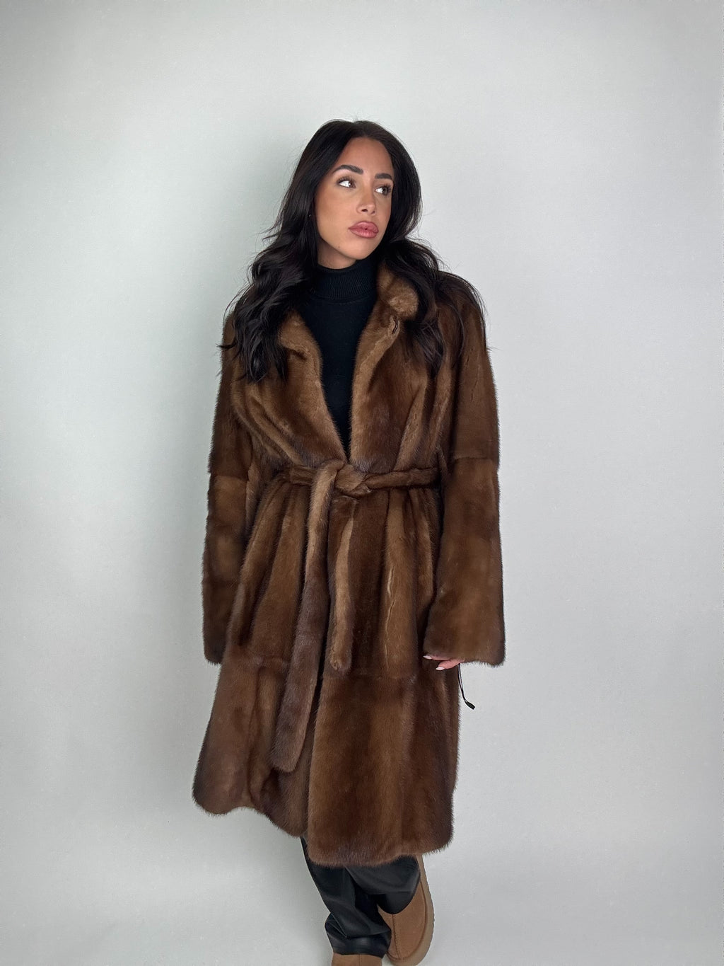 Cappotto in visone N453