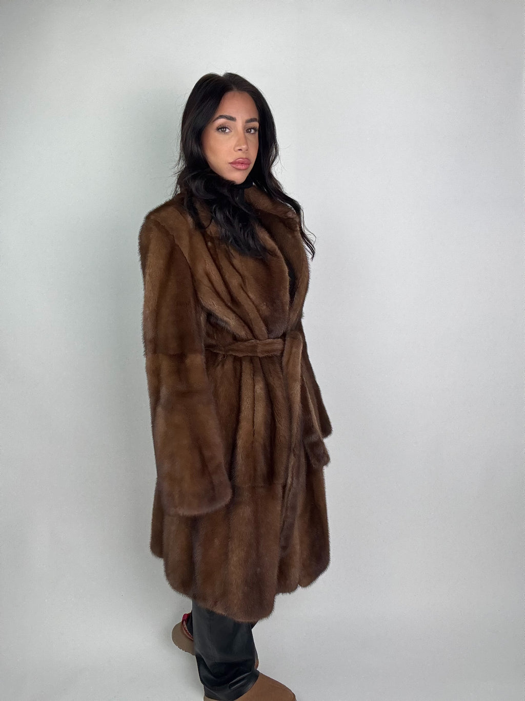 Cappotto in visone N453