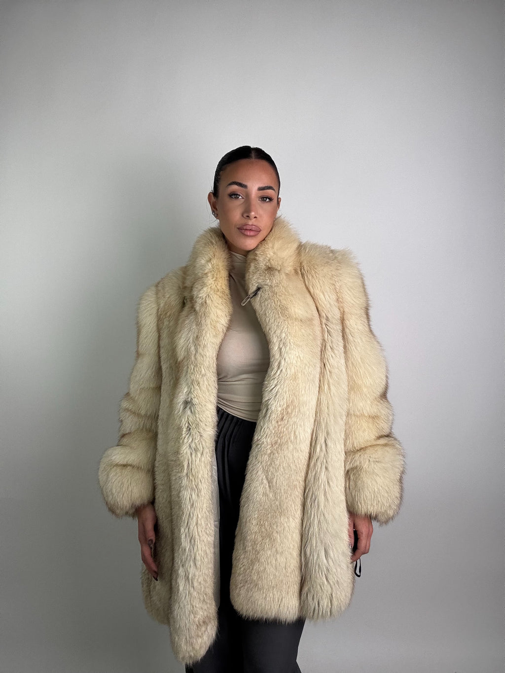 Giacca in volpe della groenlandia N24