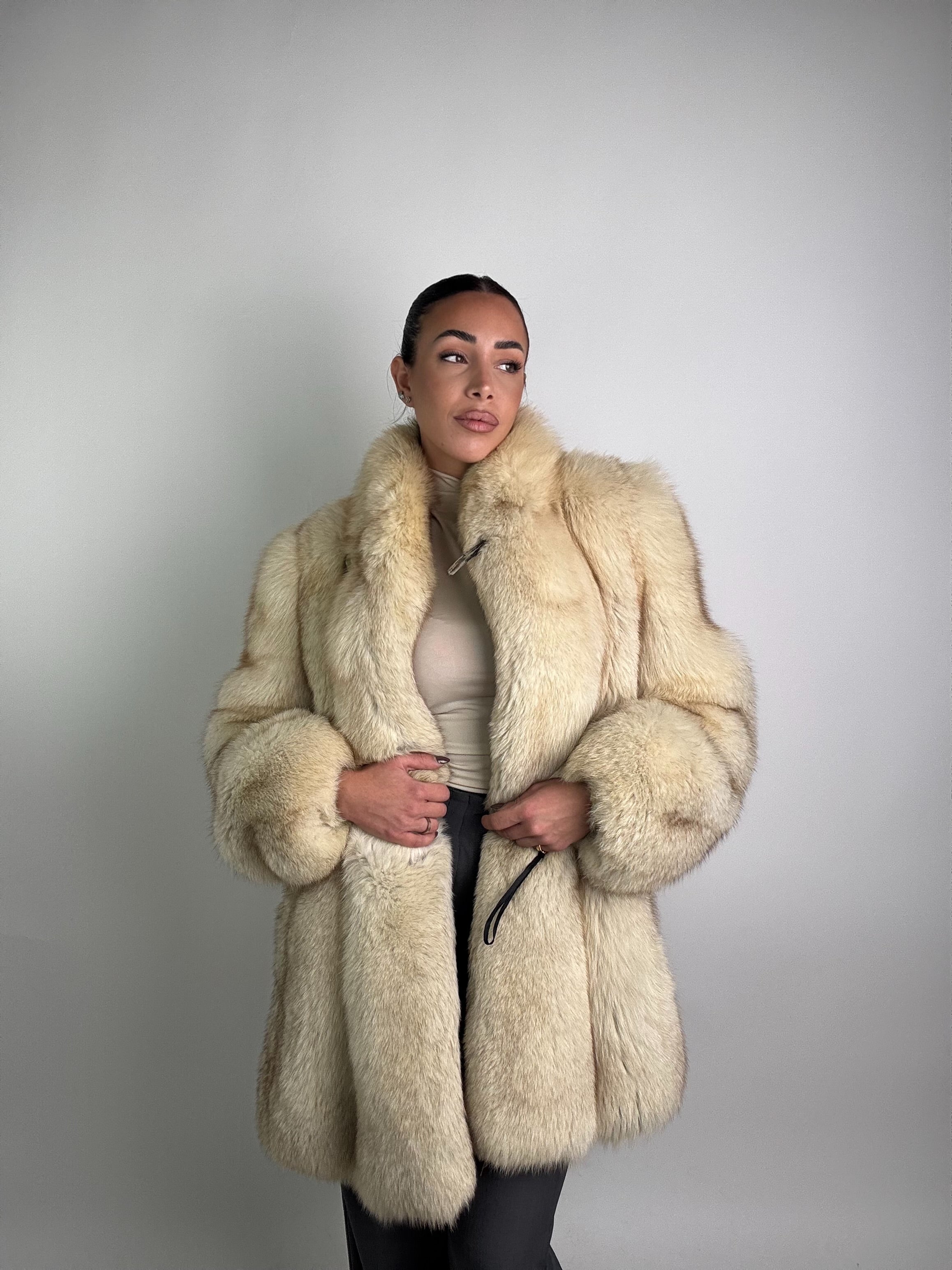 Giacca in volpe della groenlandia N24