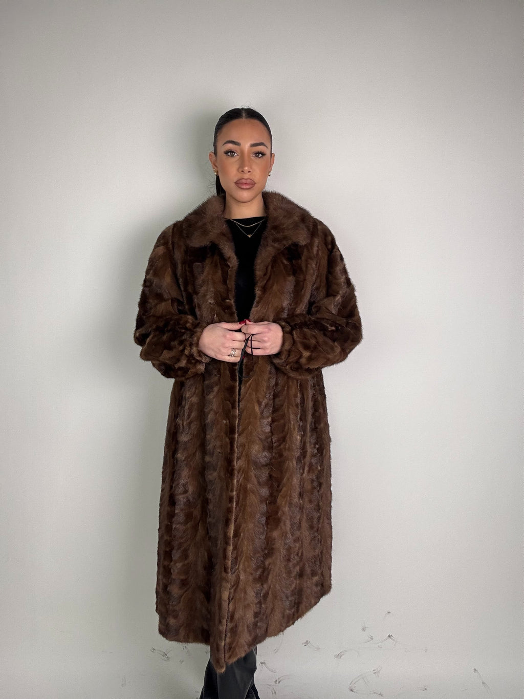 Cappotto in visone N519