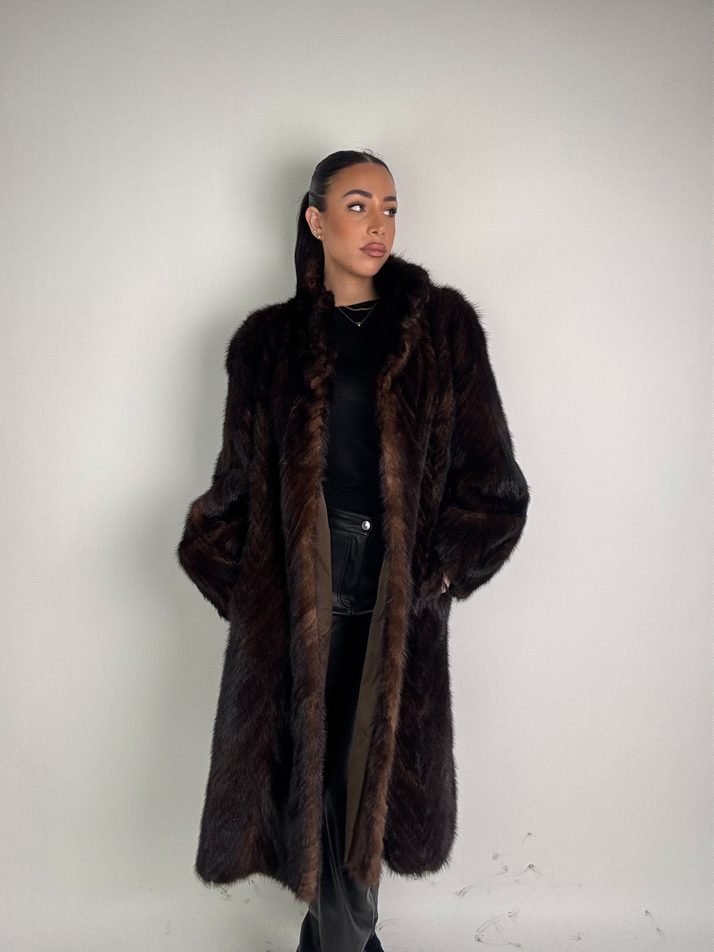Cappotto in visone N521