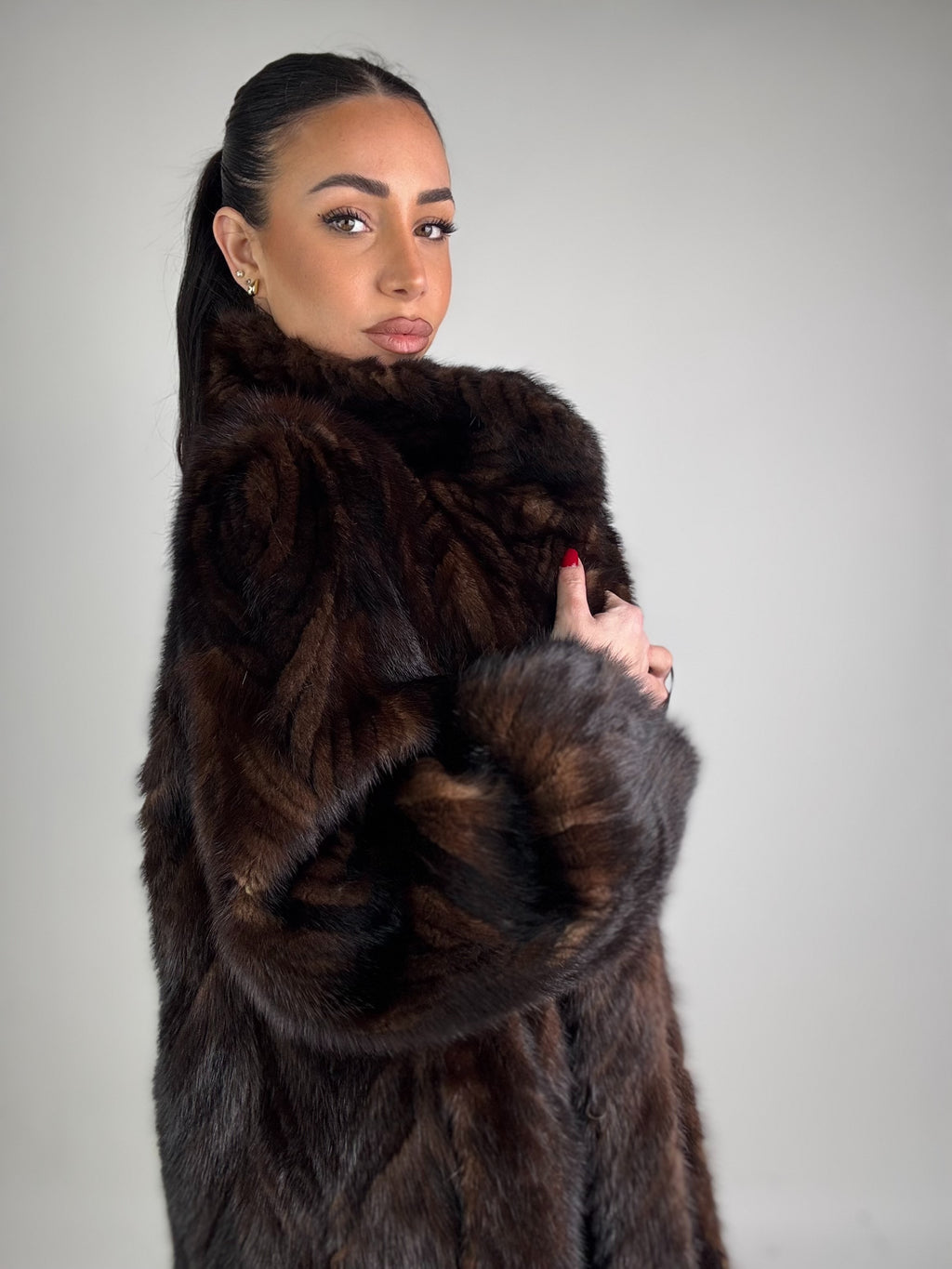 Cappotto in visone N521