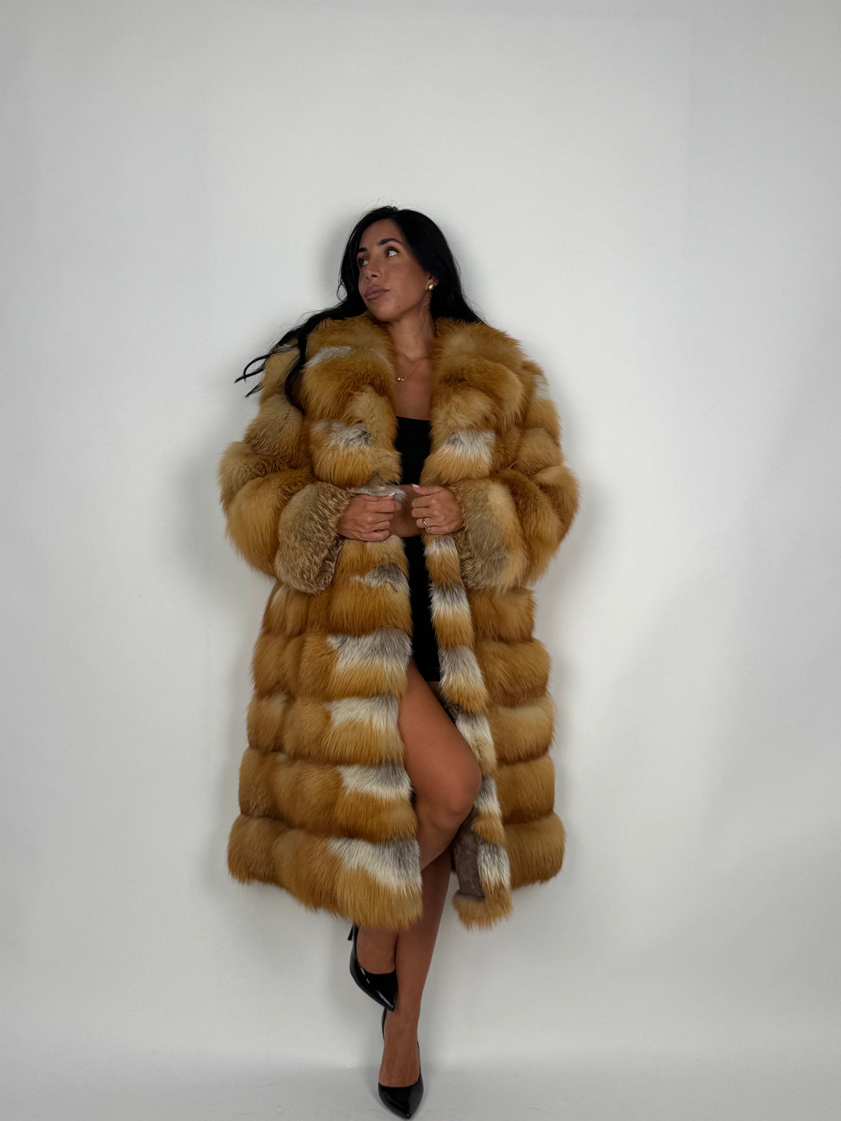 Cappotto in volpe rossa N101