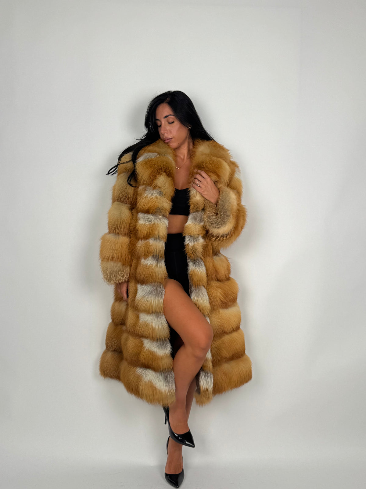Cappotto in volpe rossa N101