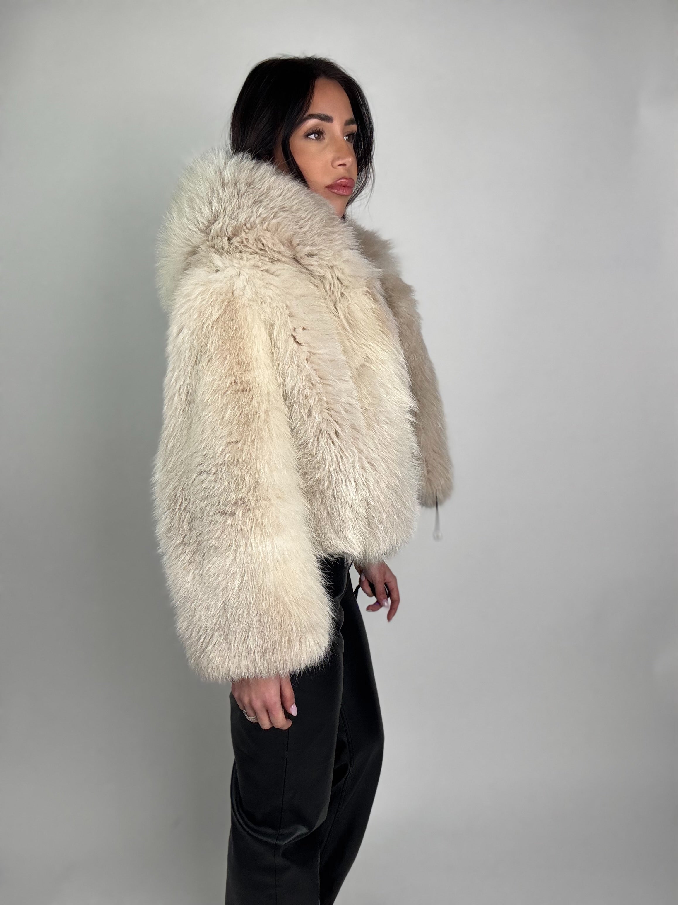Mink Bomber Jacket