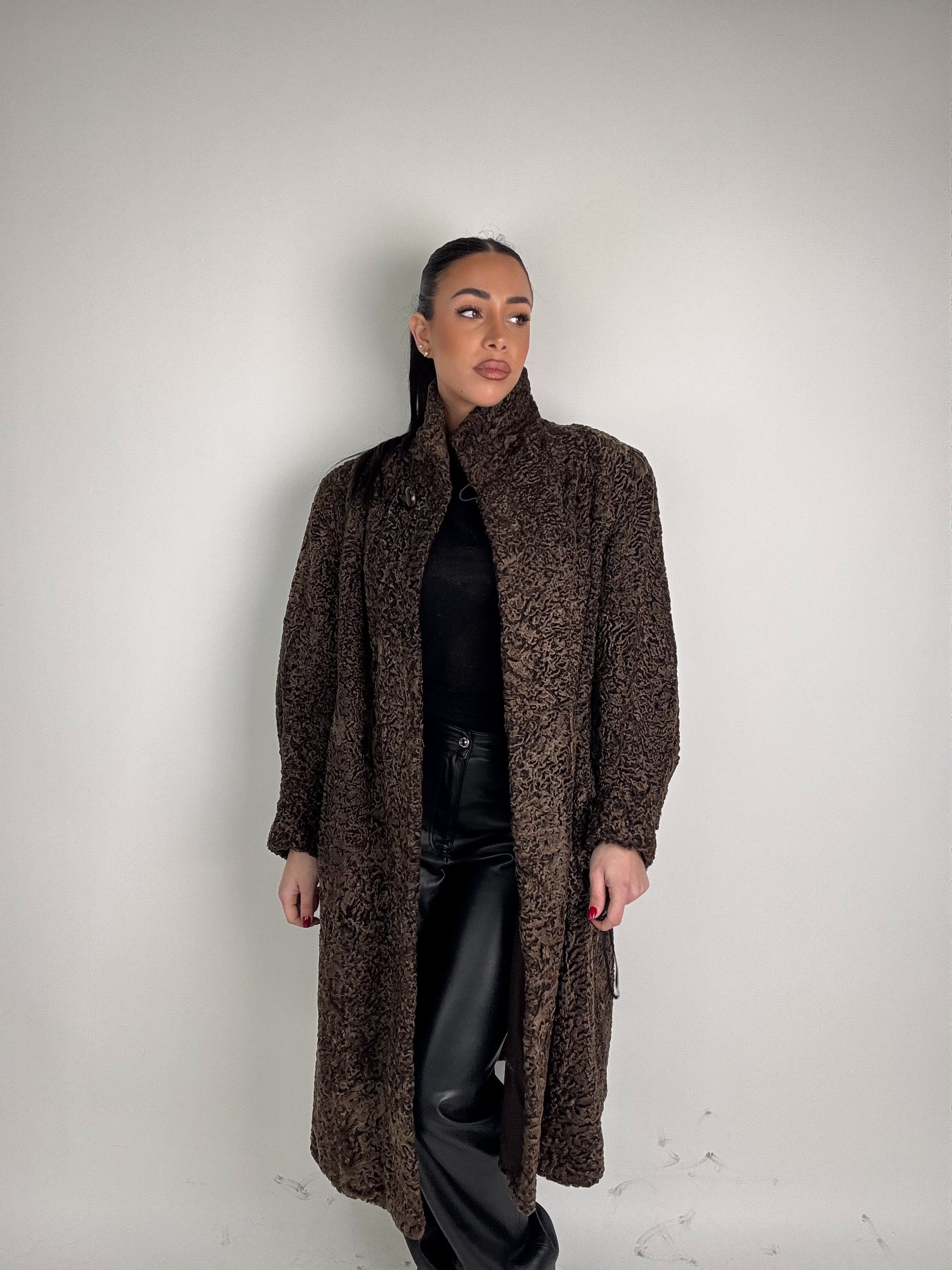 Cappotto in astrakan N58