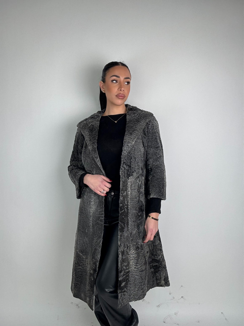 Cappotto in astrakan N59