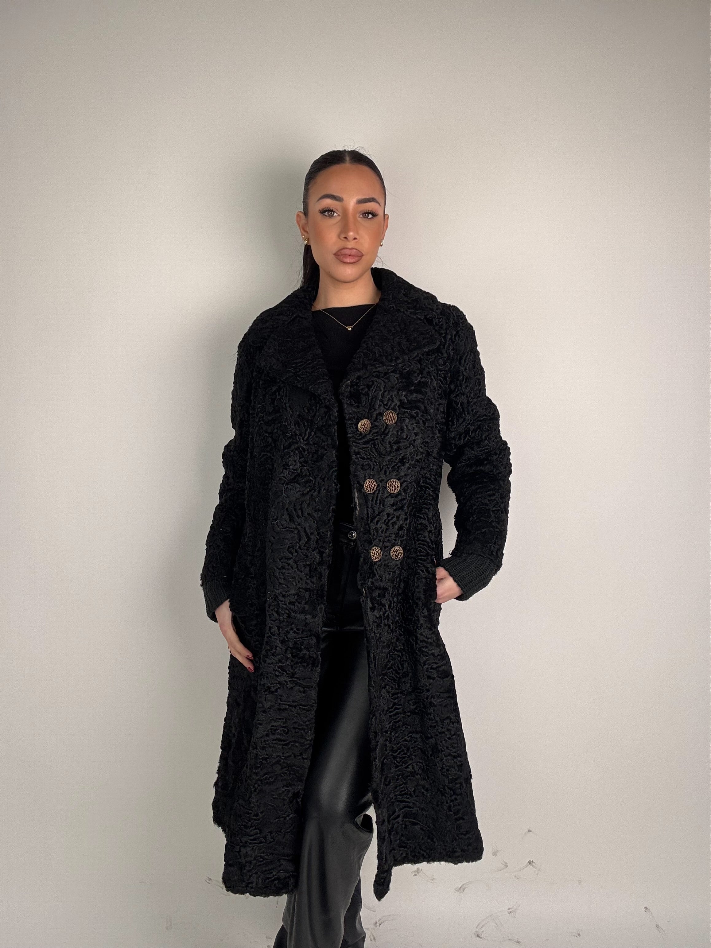 Cappotto in astrakan N60