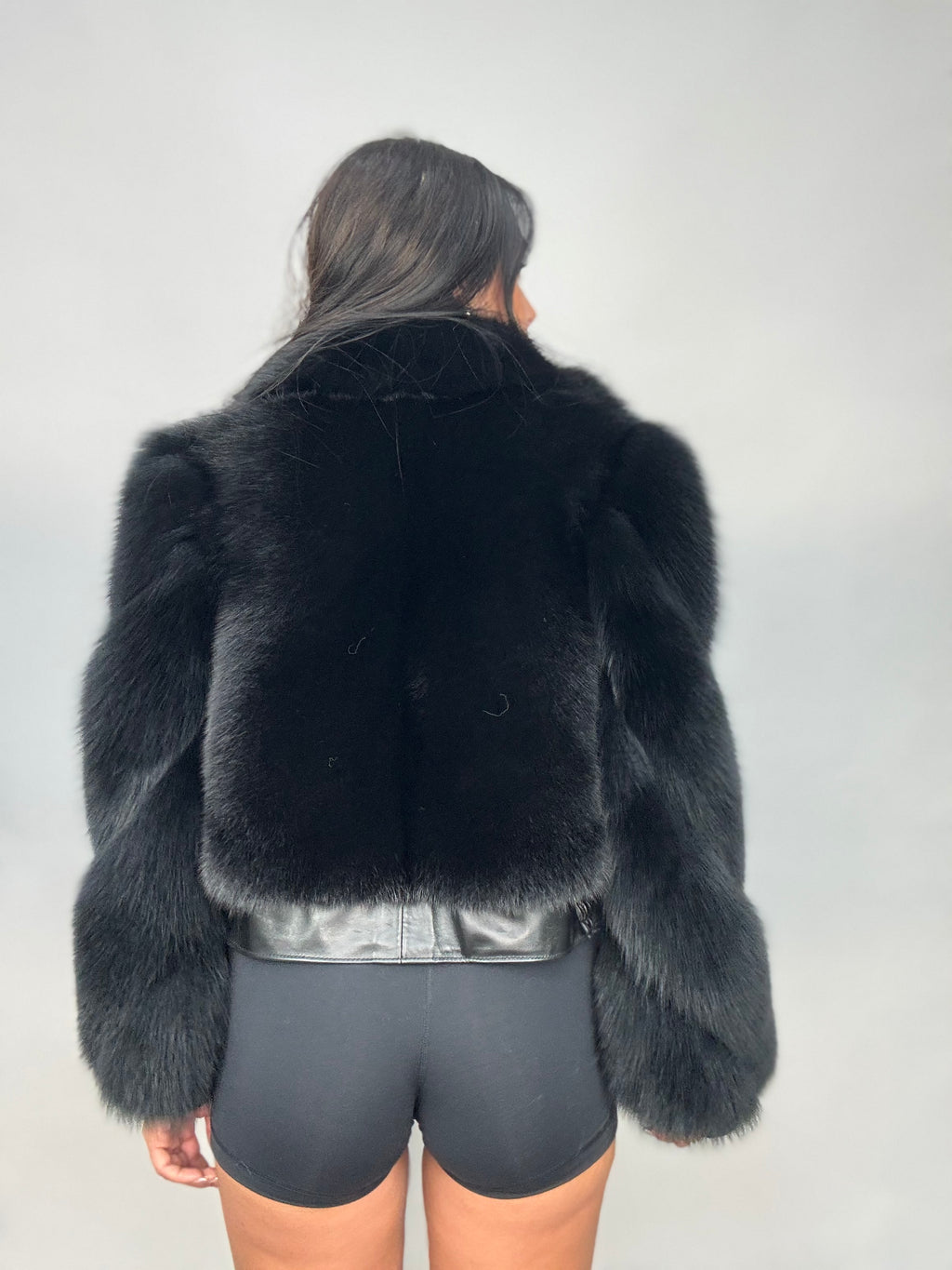 Bomber in volpe total black