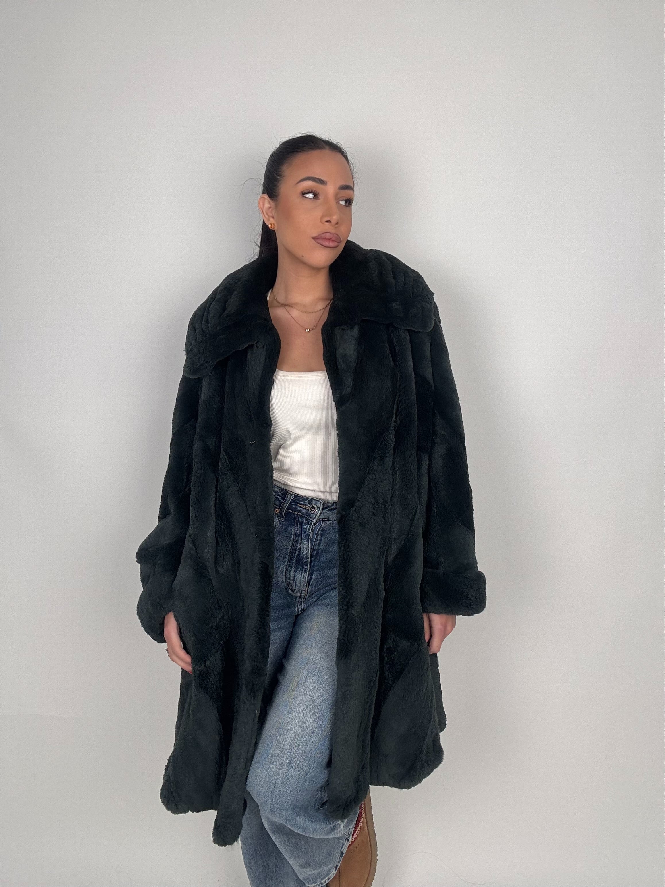 Cappotto in visone rasato N619