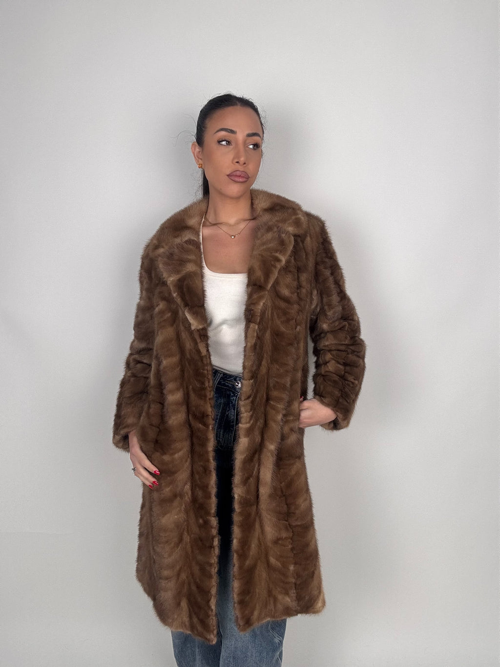 Cappotto in visone N620