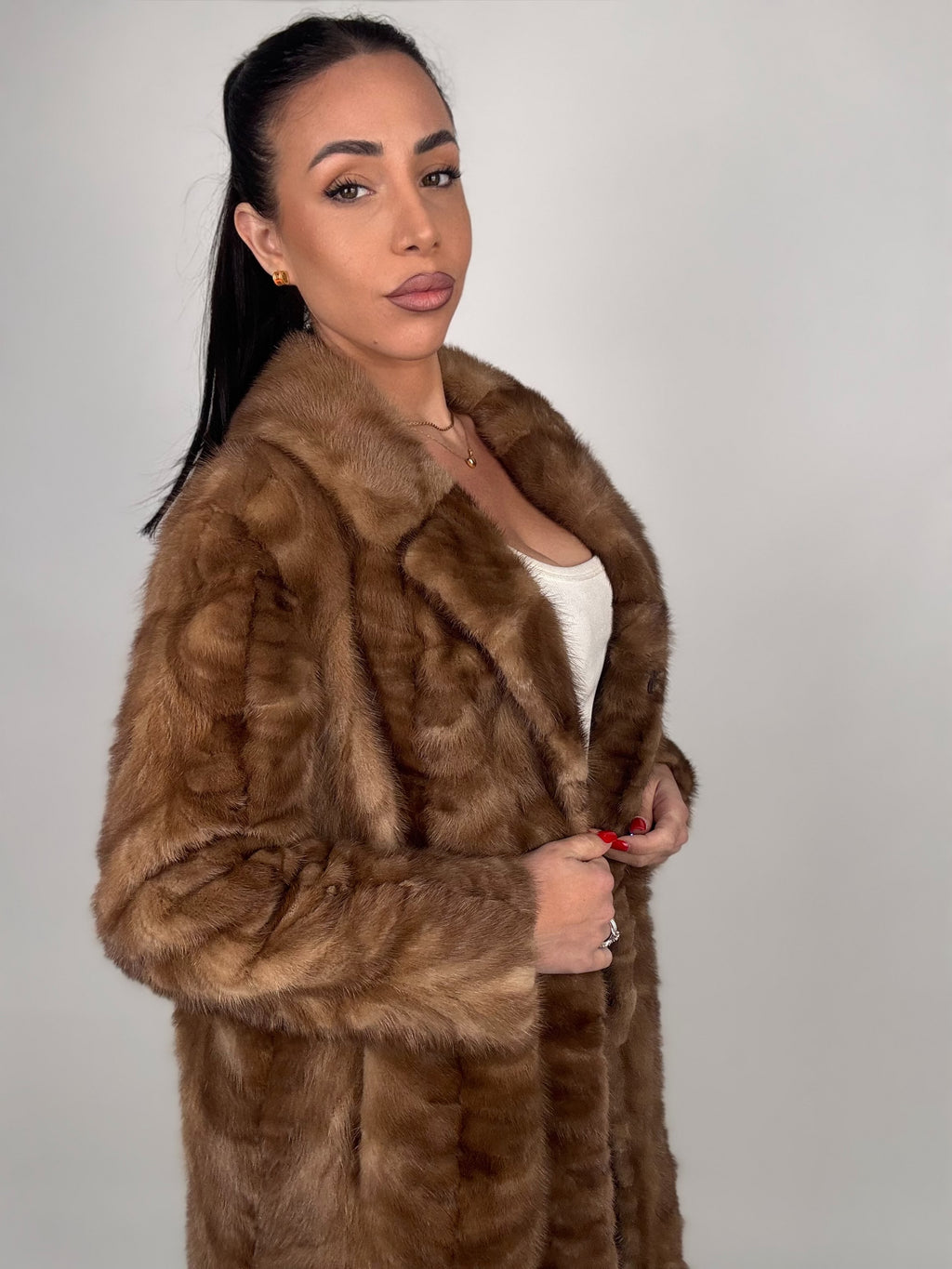 Cappotto in visone N620