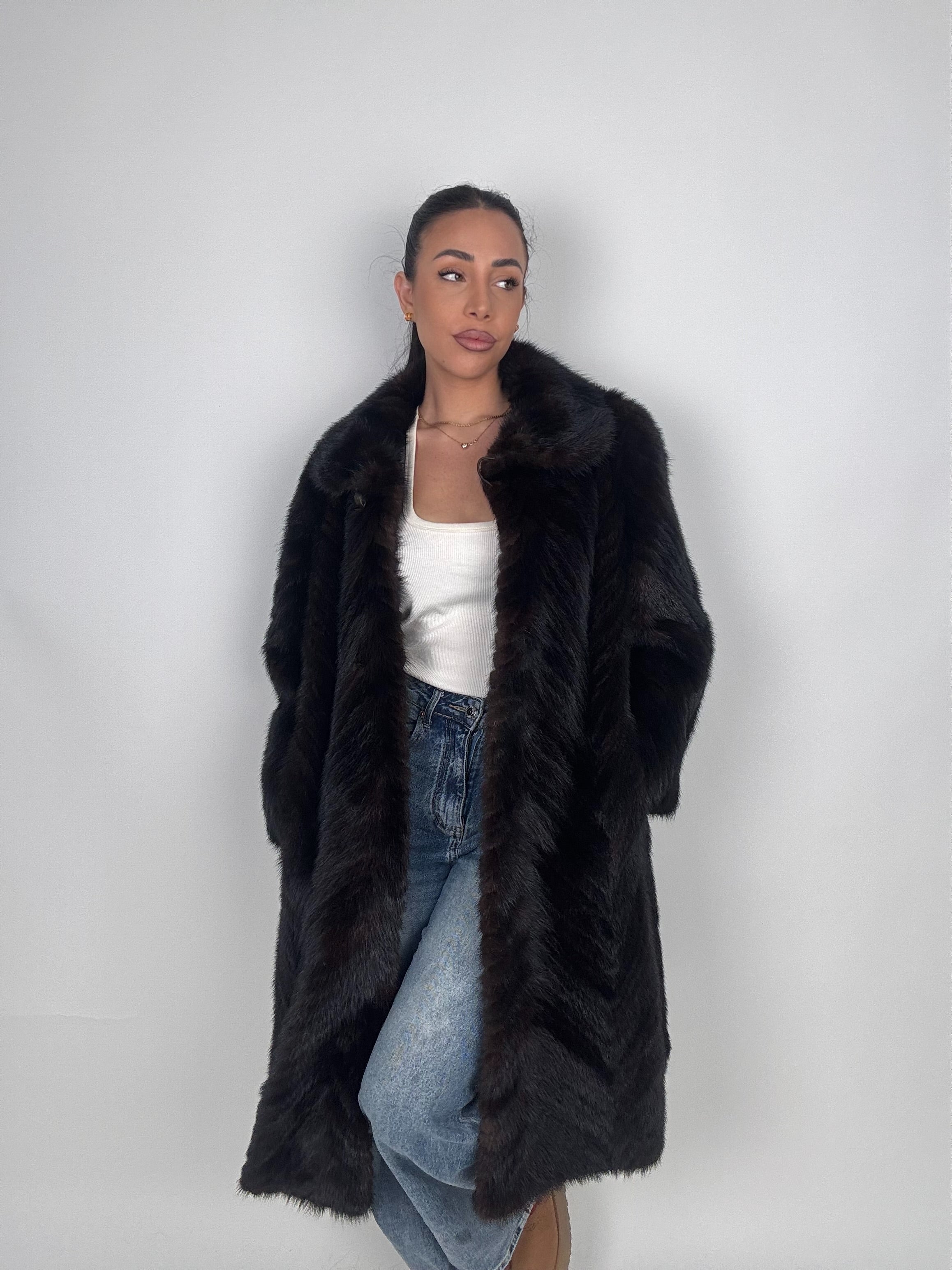 Cappotto in visone N621