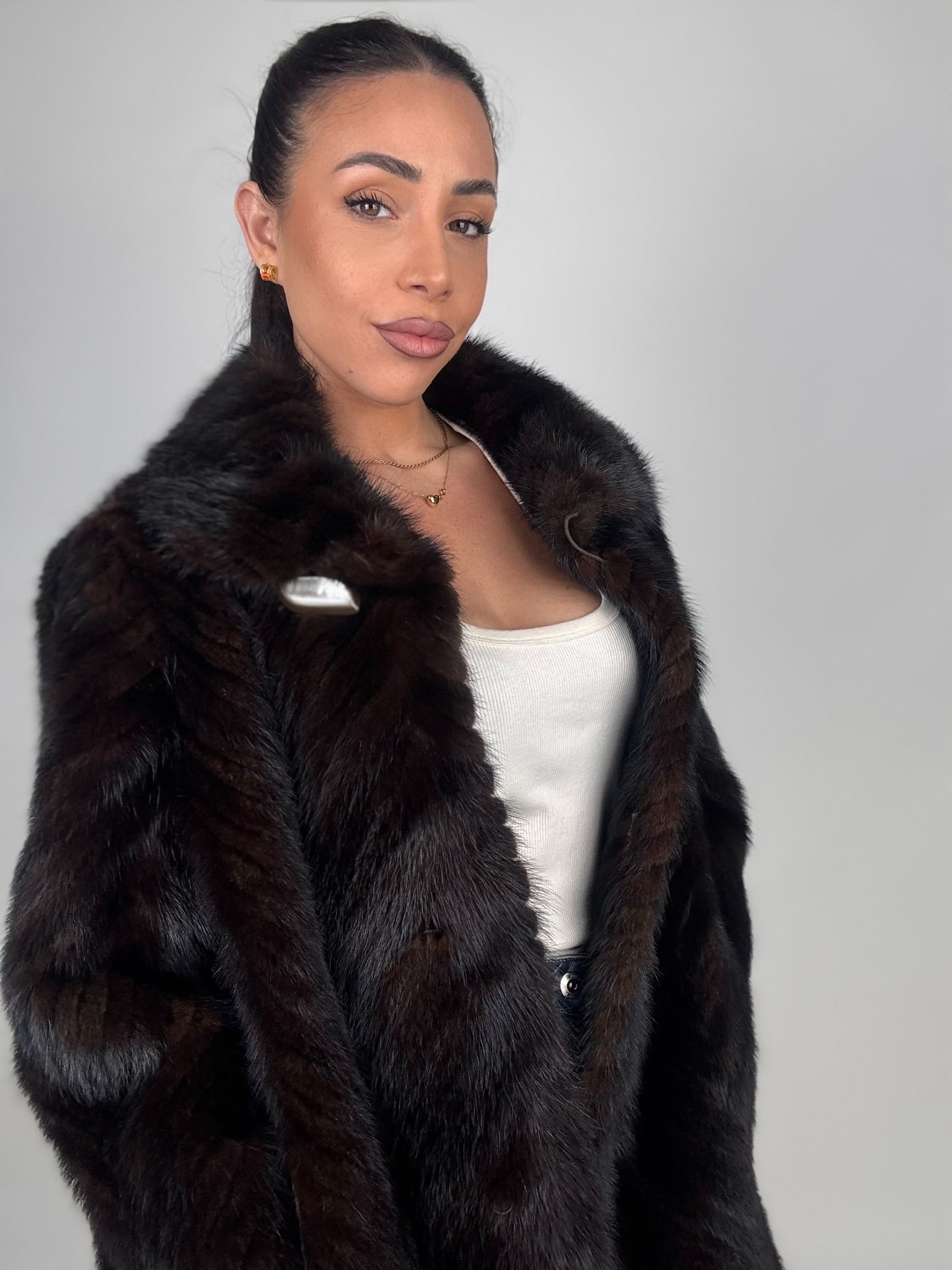 Cappotto in visone N621