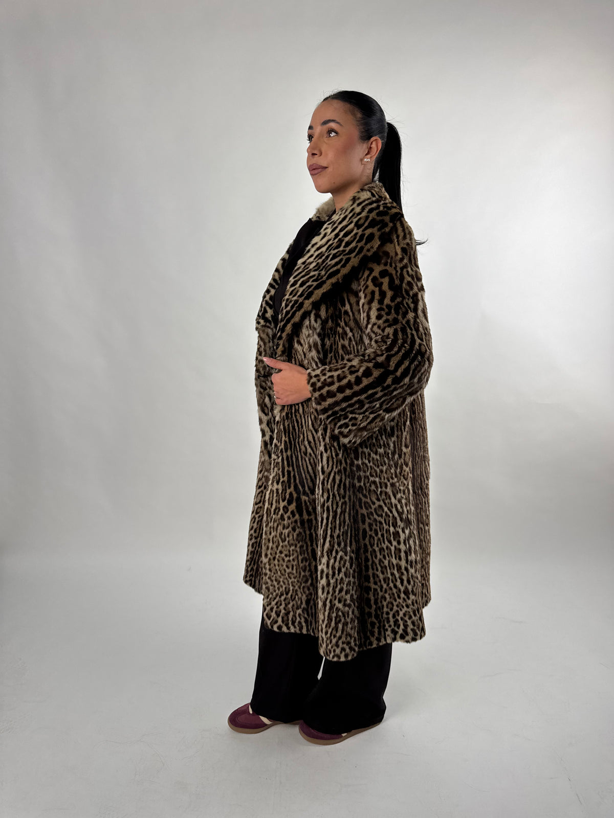 Cappotto in leopardo N761