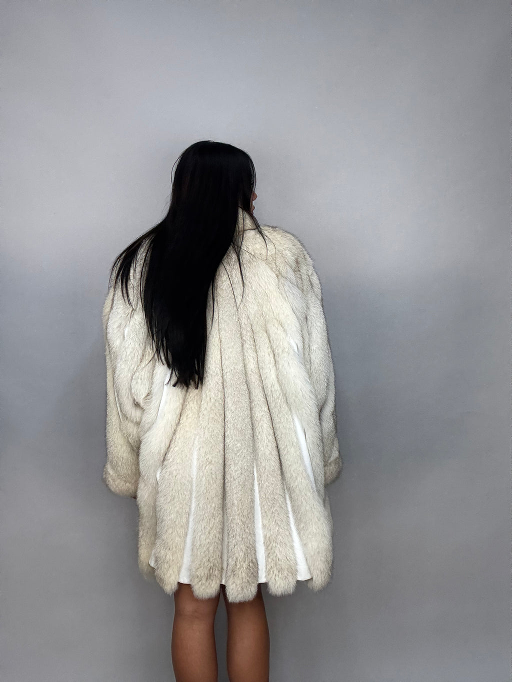 Cappotto in volpe della groenlandia