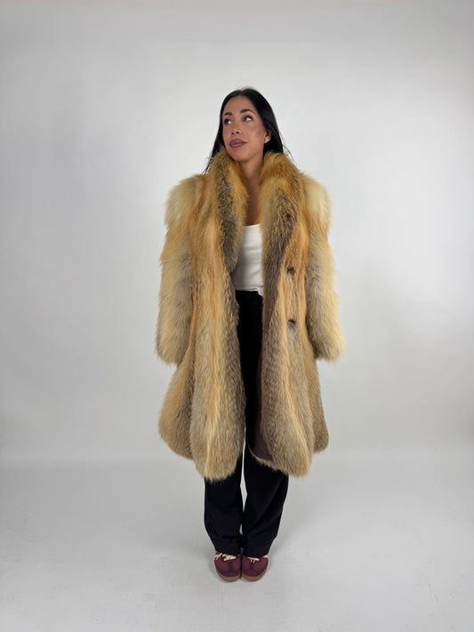 Giacca in volpe gold N837
