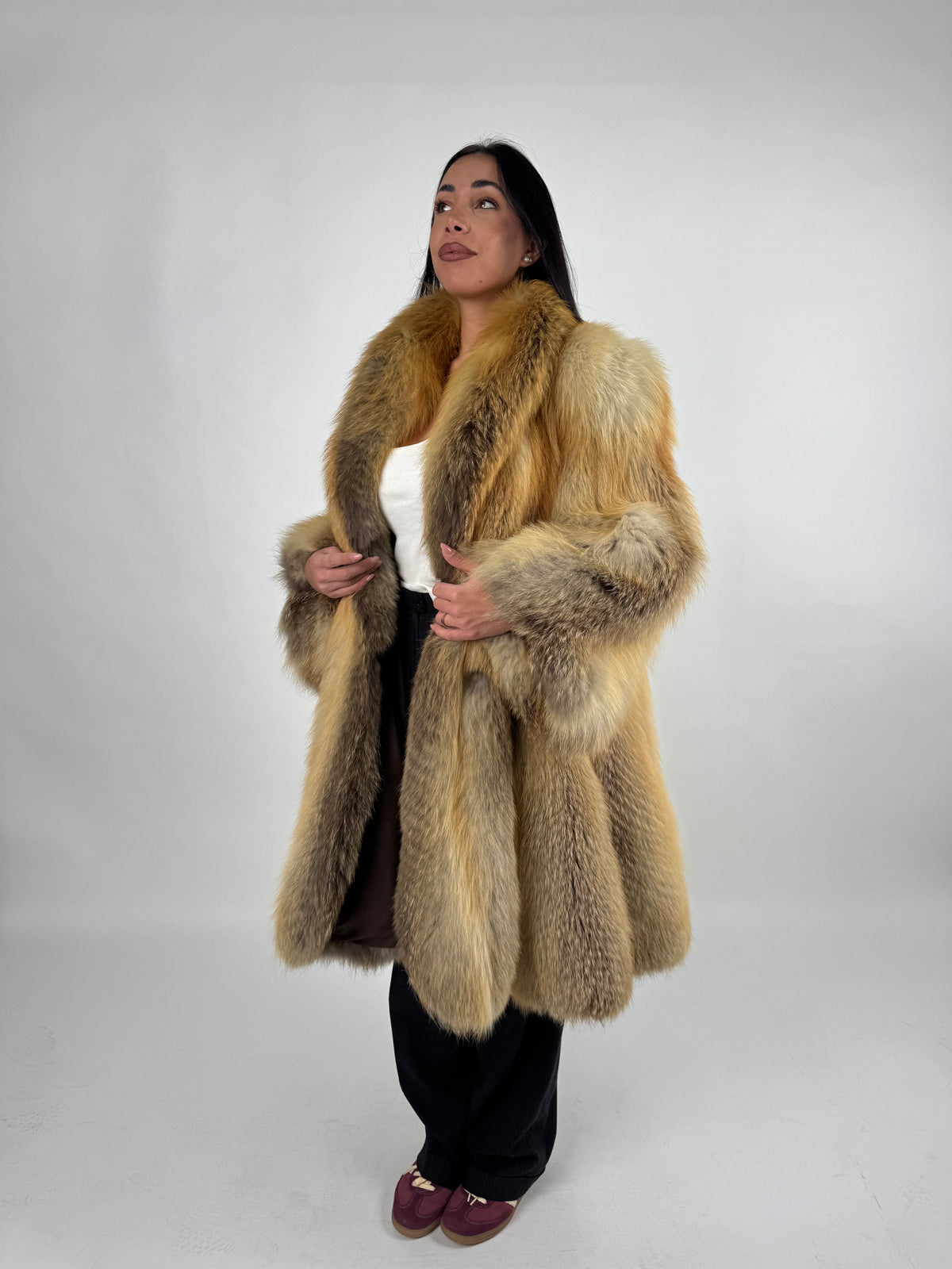 Giacca in volpe gold N837