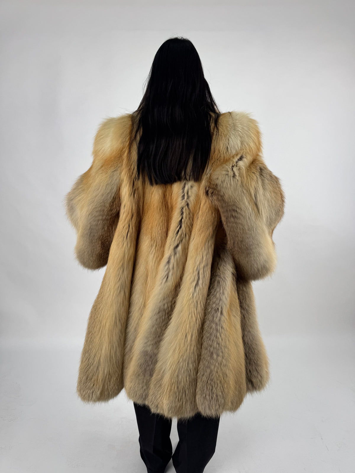 Giacca in volpe gold N837