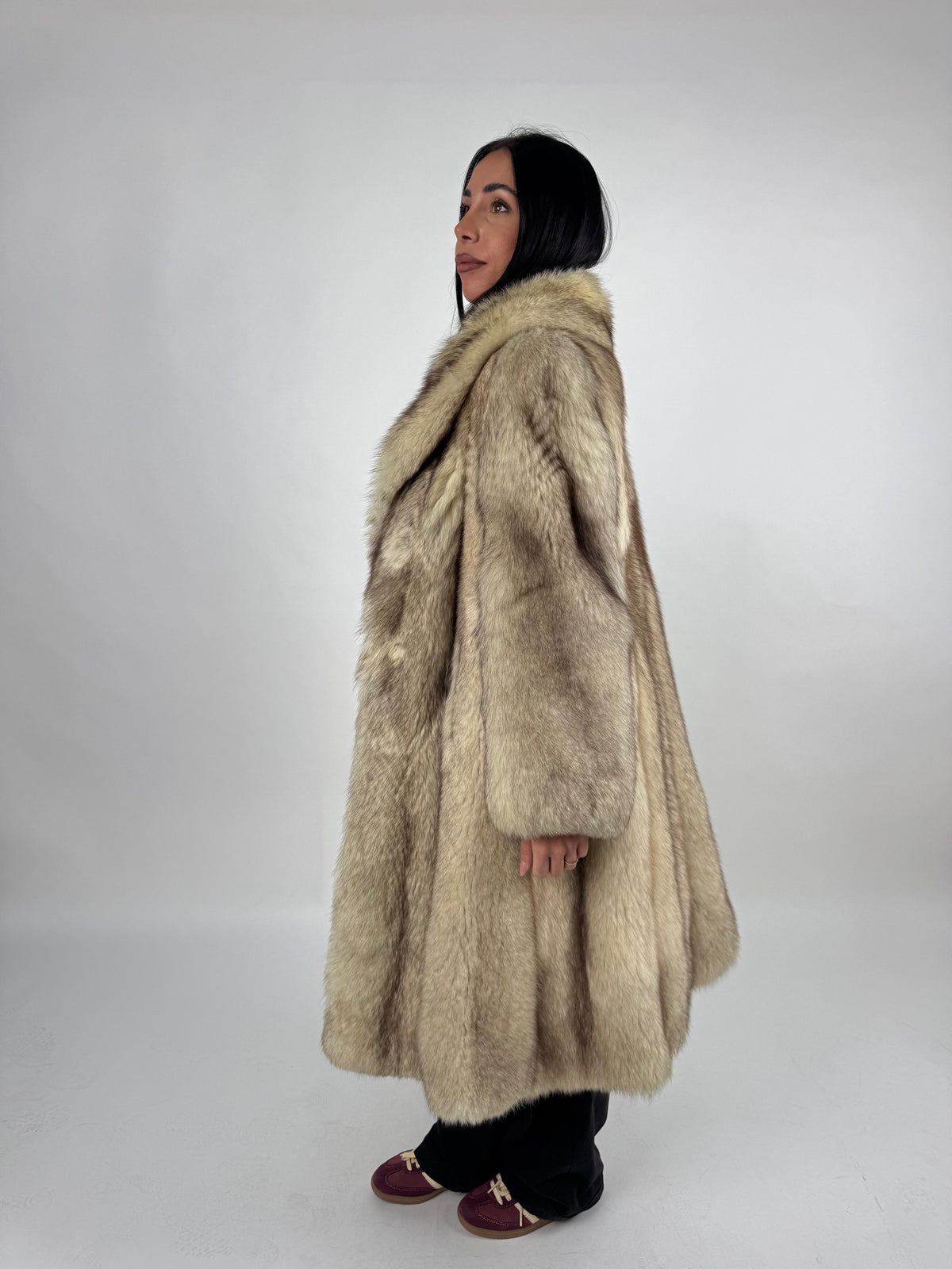 Cappotto in volpe della groenlandia N840