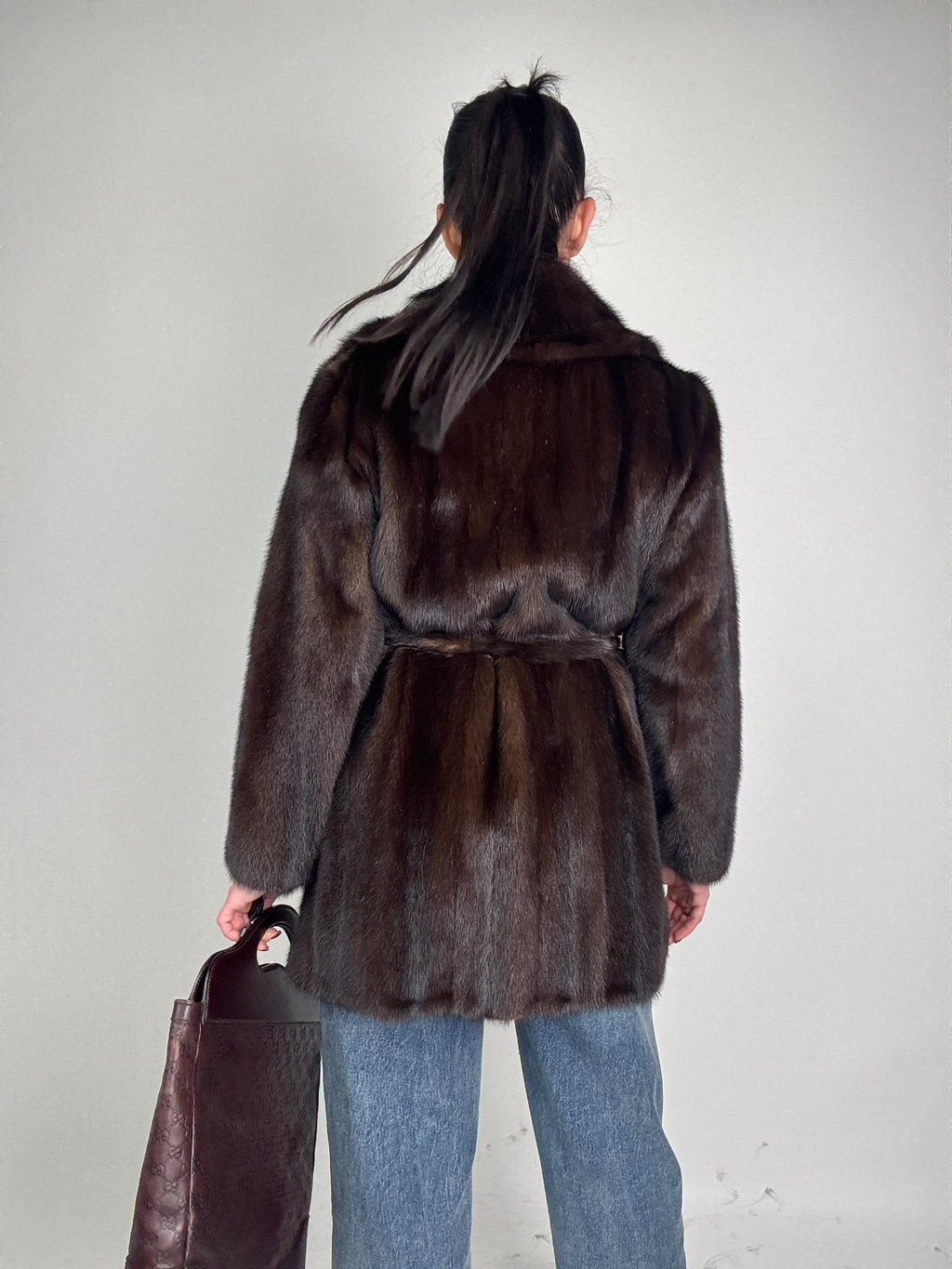 Cappotto in visone N496