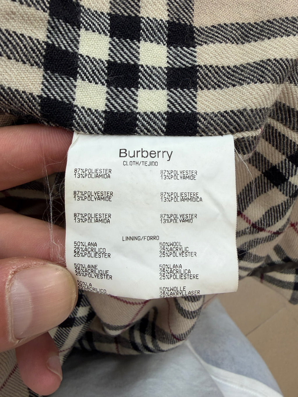 Giacca Burberry