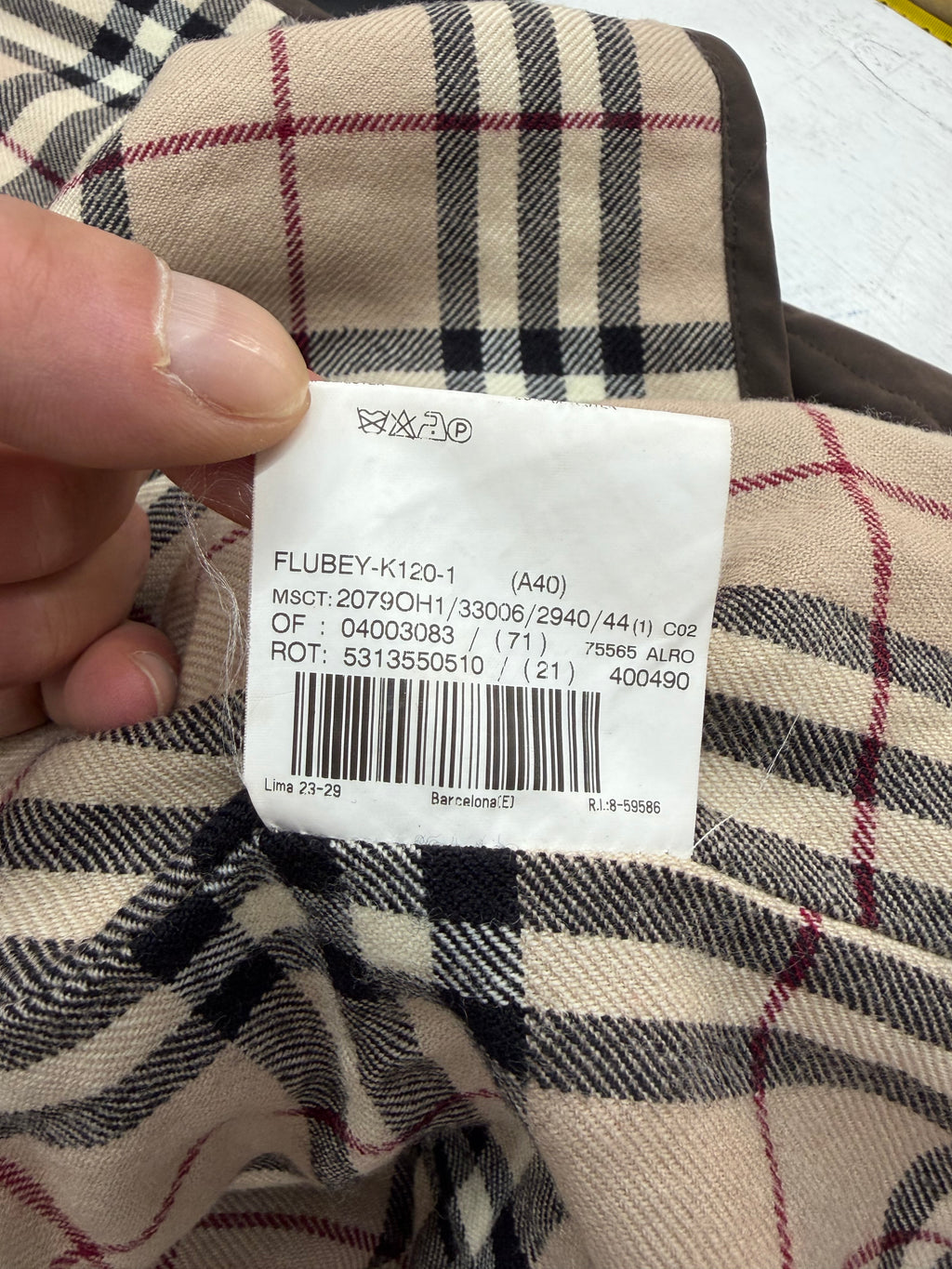 Giacca Burberry