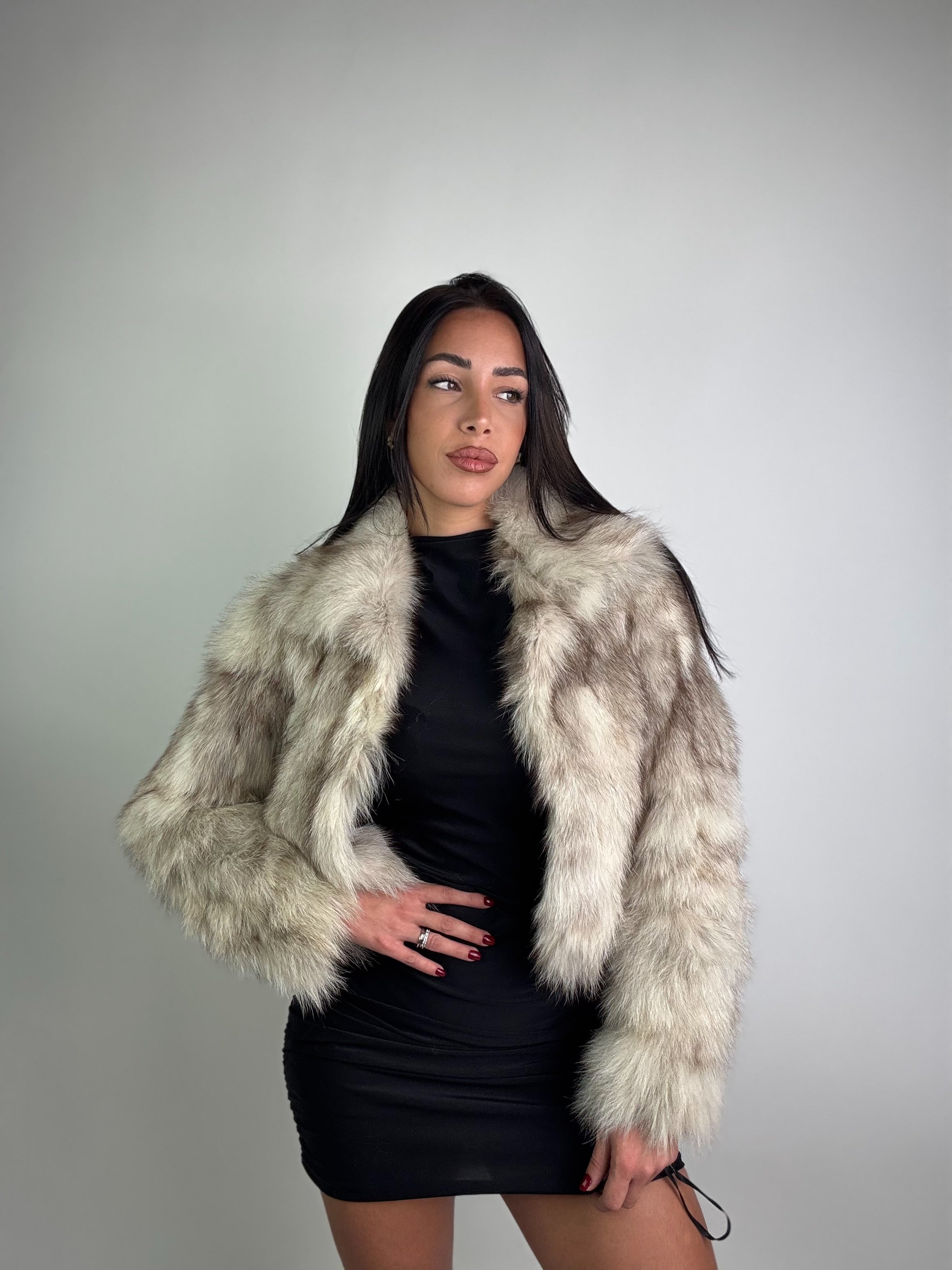 Giacca in volpe della groenlandia N26