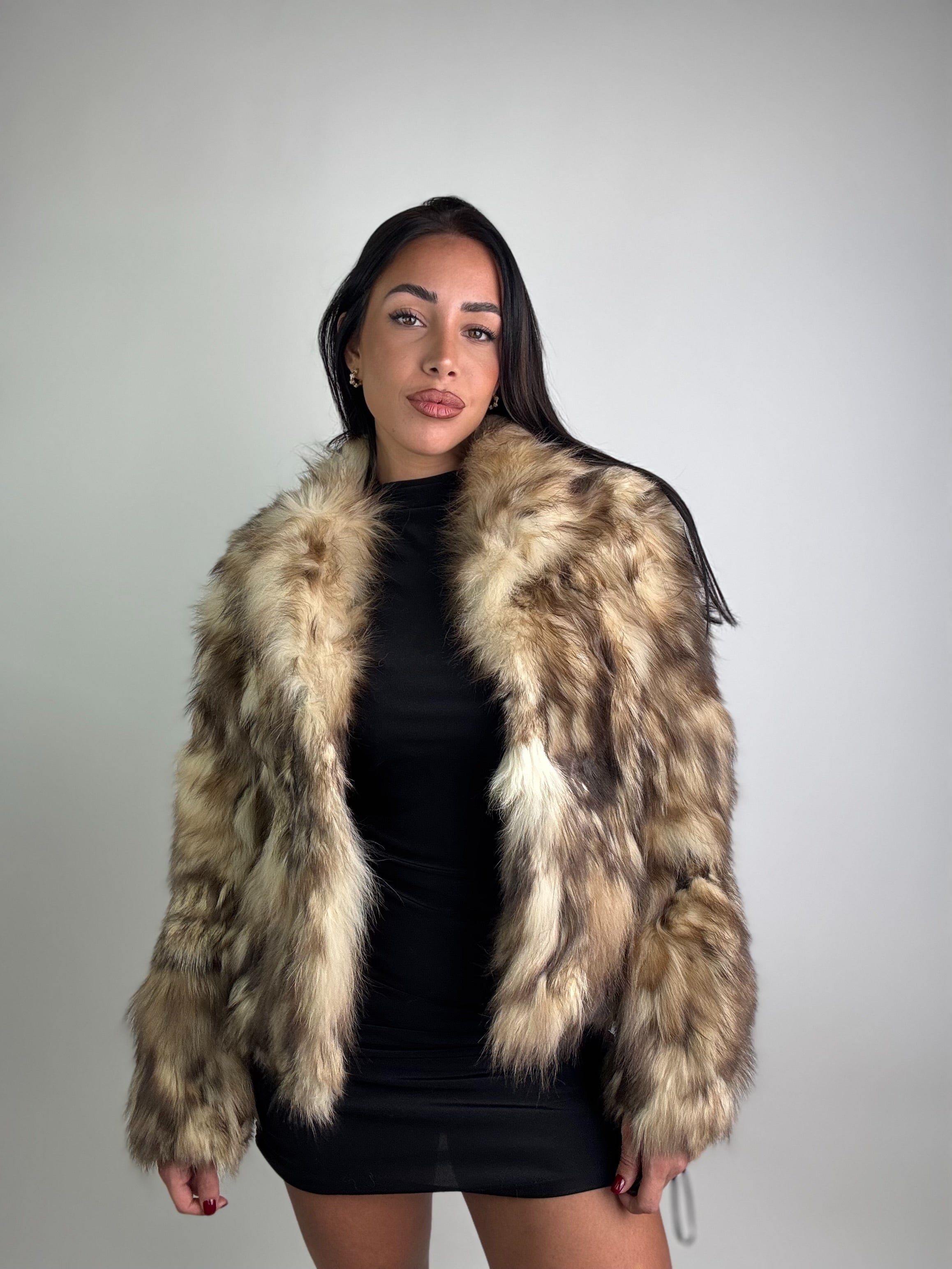 Giacca in volpe della groenlandia N28