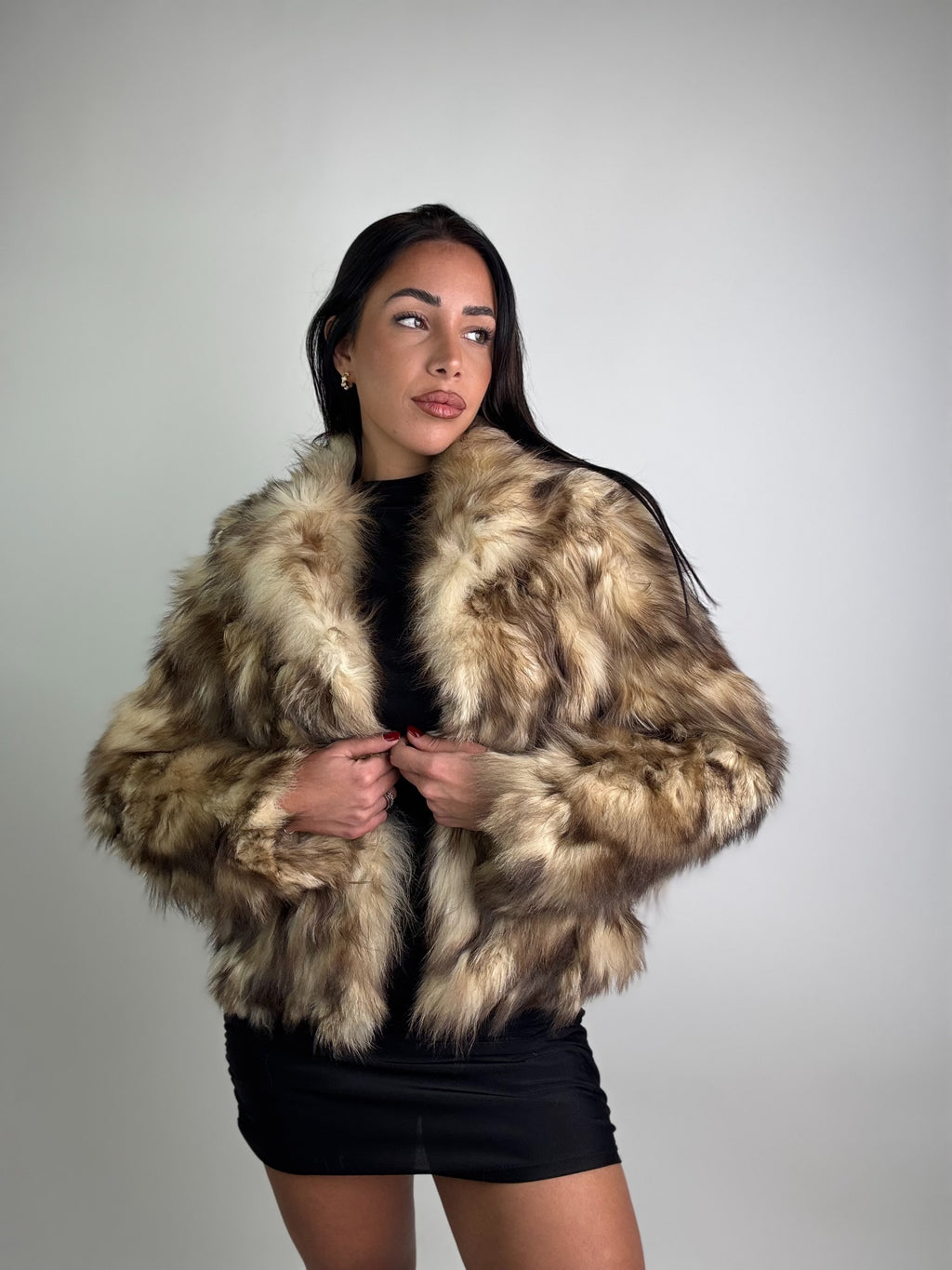 Giacca in volpe della groenlandia N28