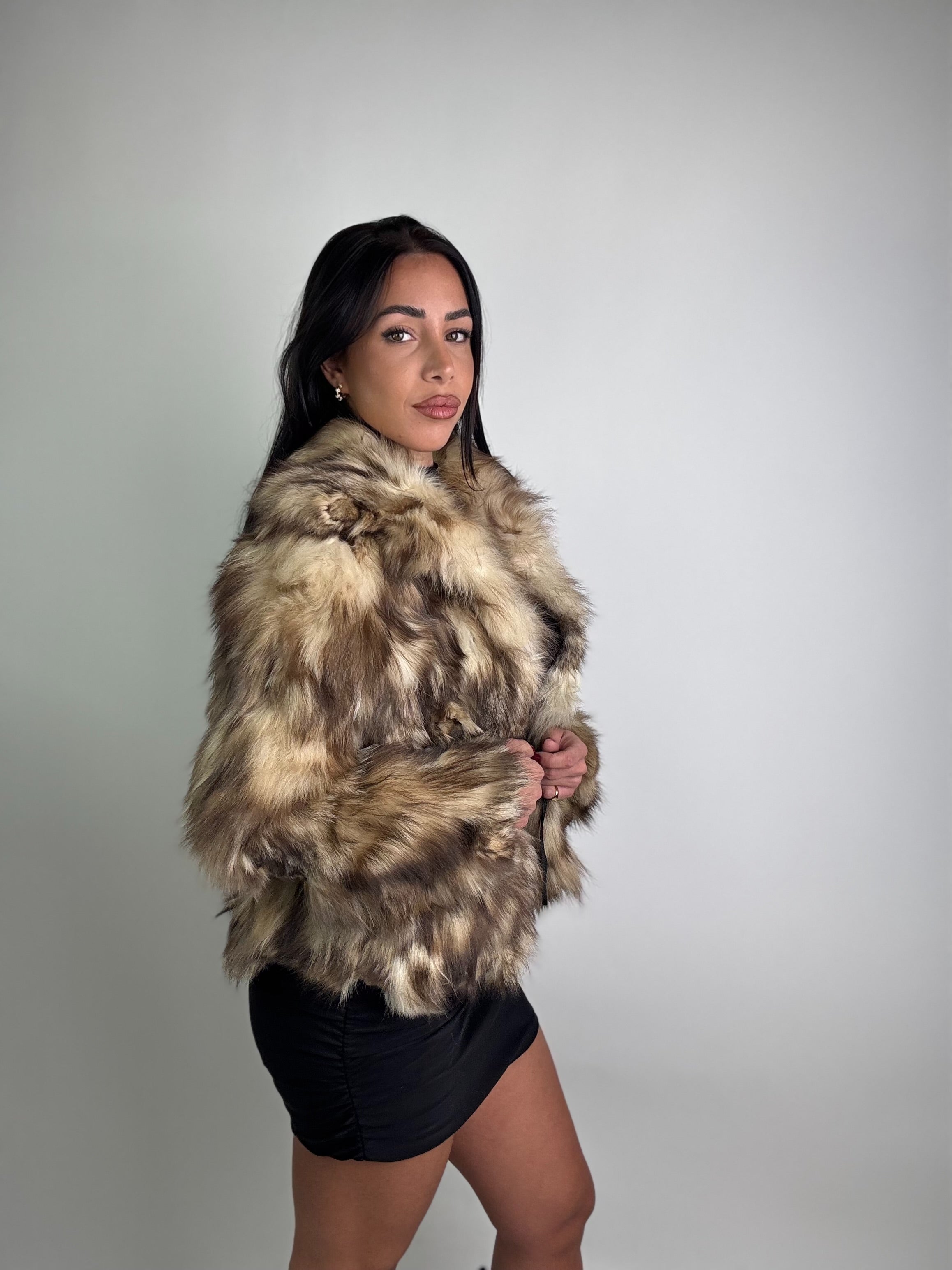 Giacca in volpe della groenlandia N28