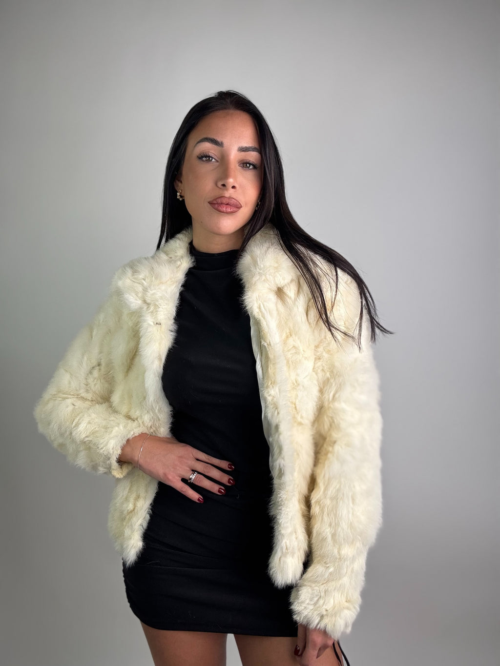 Giacca in volpe polare N30