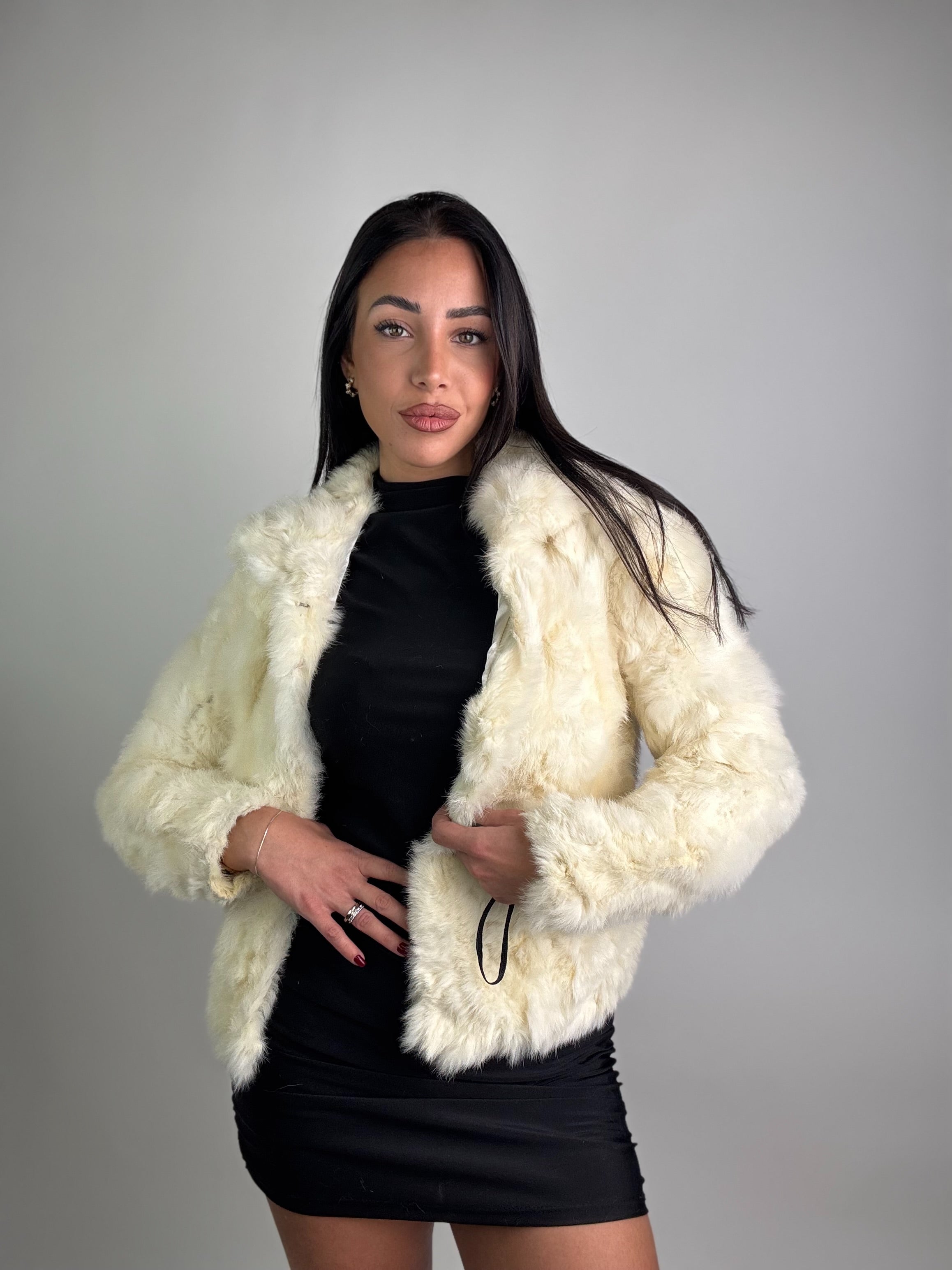 Giacca in volpe polare N30